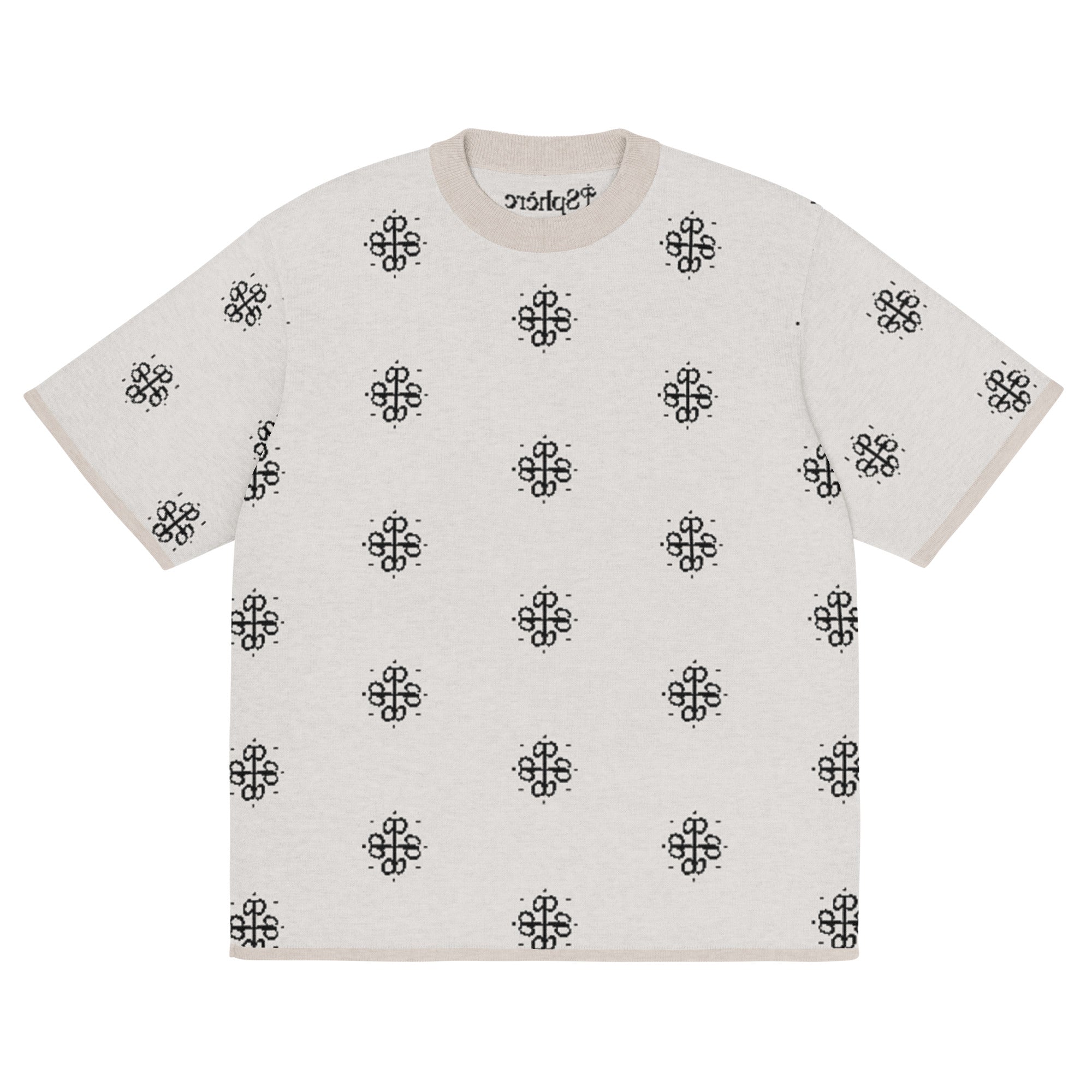 T-shirt z dzianiny Calcaire model Lioré