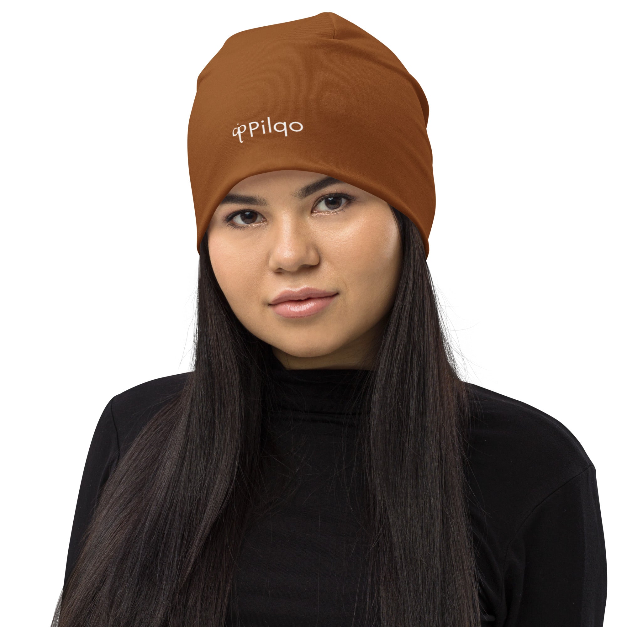 Sports beanie with a logo