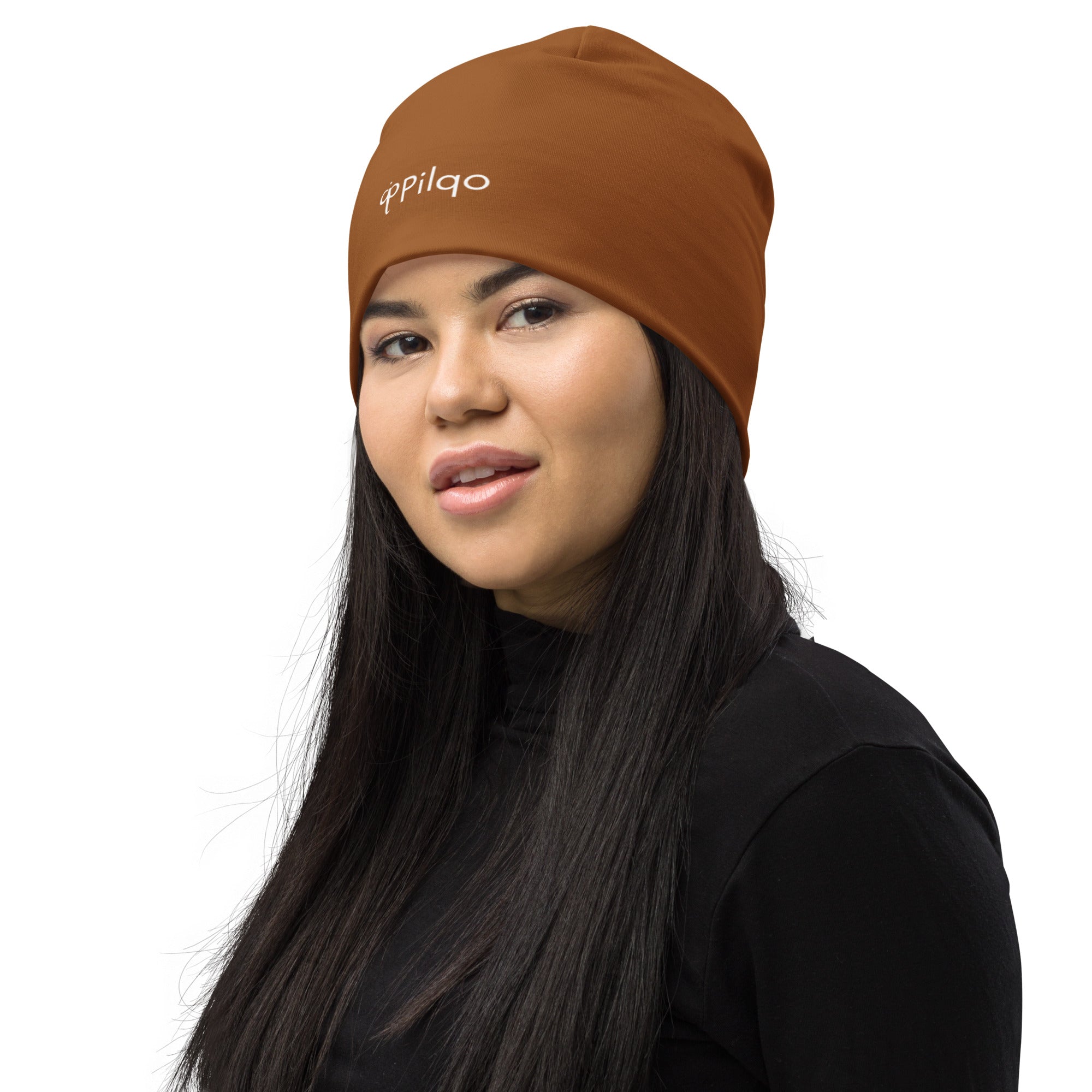 Sports beanie with a logo