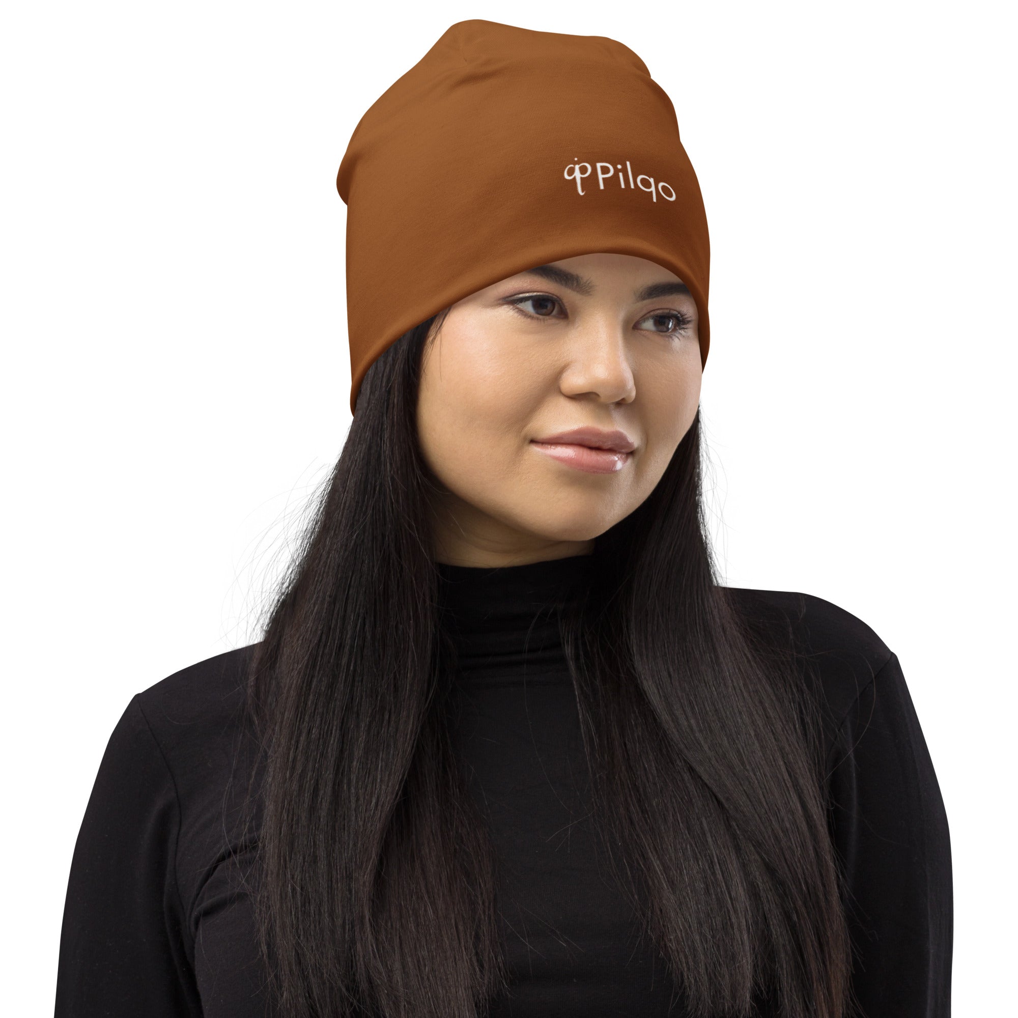 Sports beanie with a logo