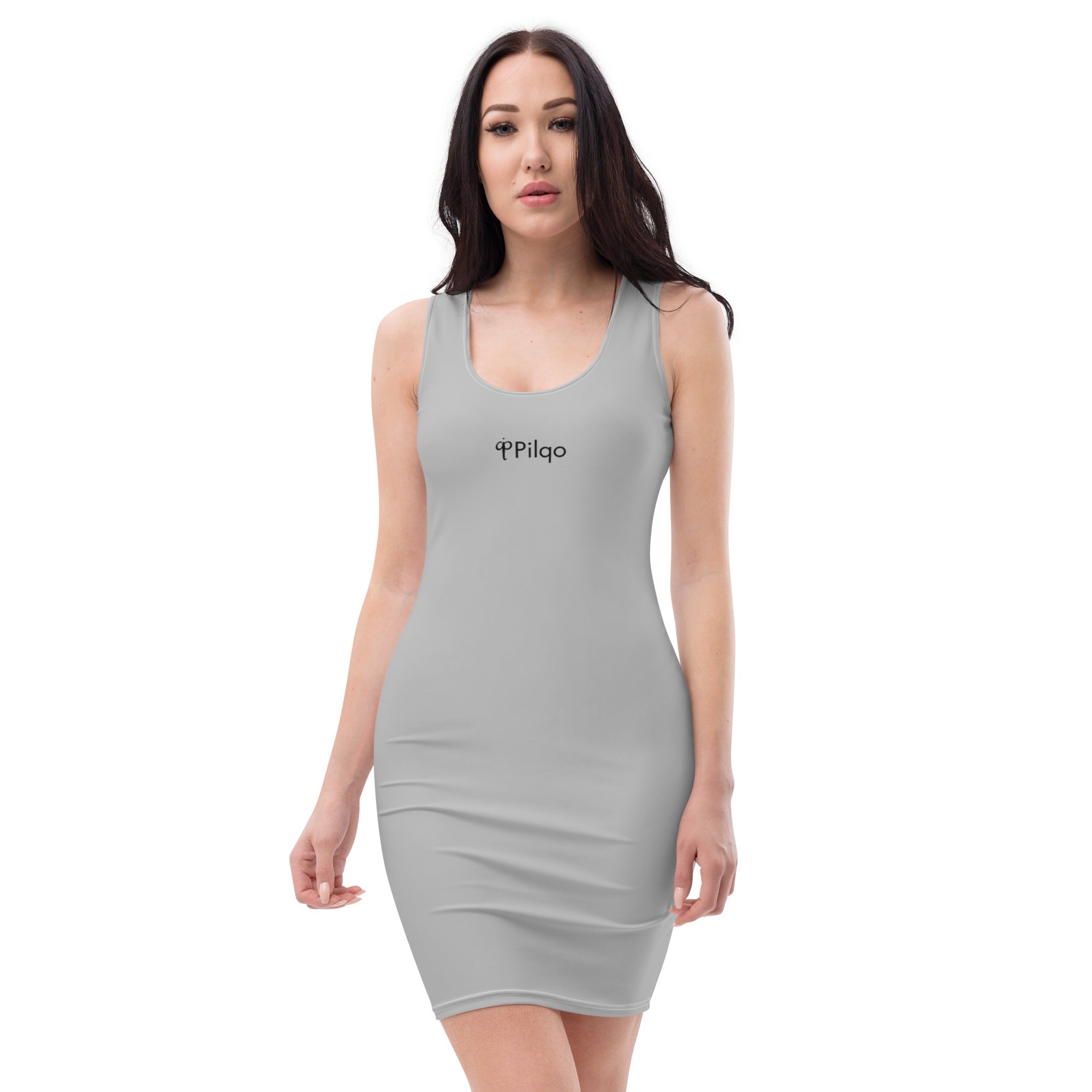 Bodycon dress with logo