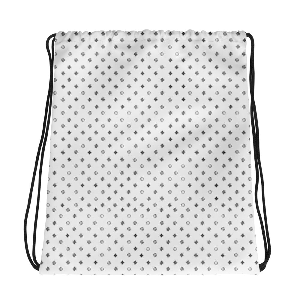 Bag with a clover logo