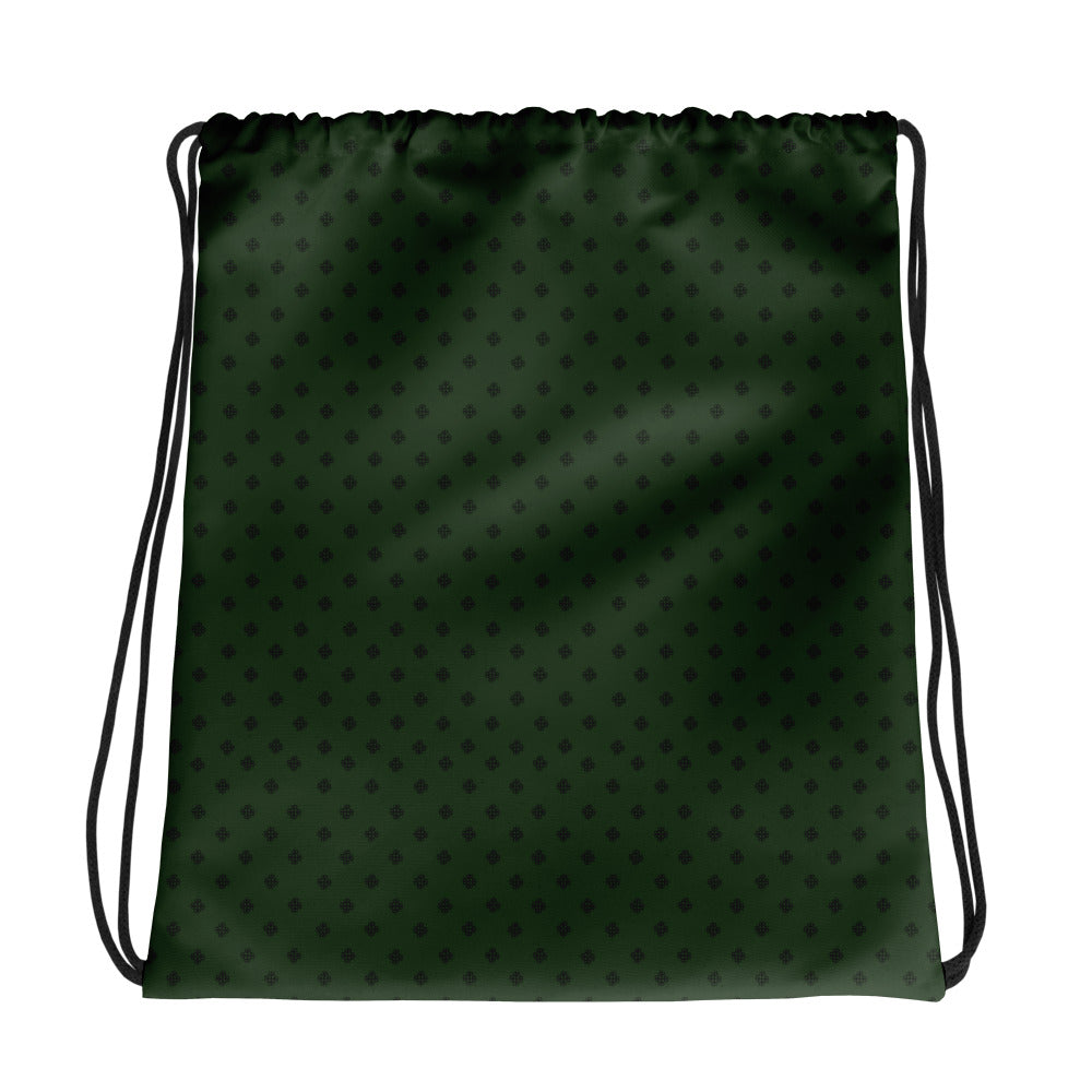 Bag with a clover logo