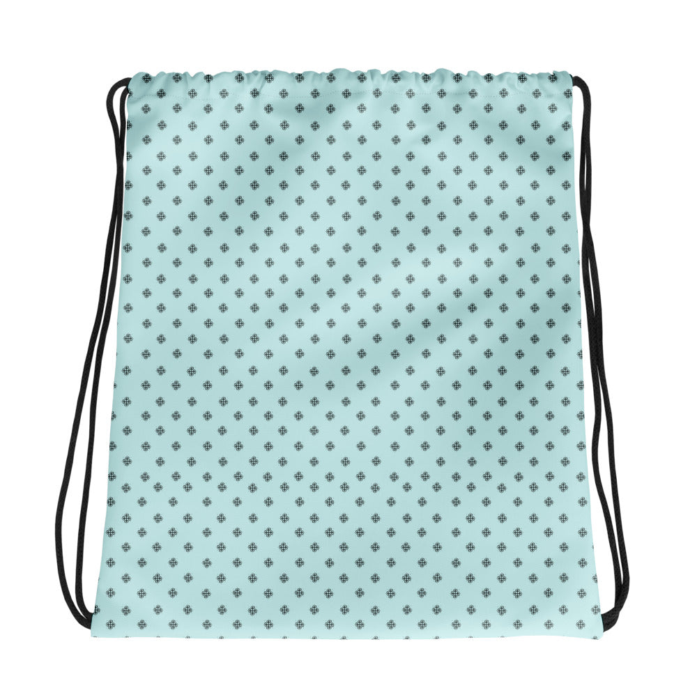 Bag with a clover logo