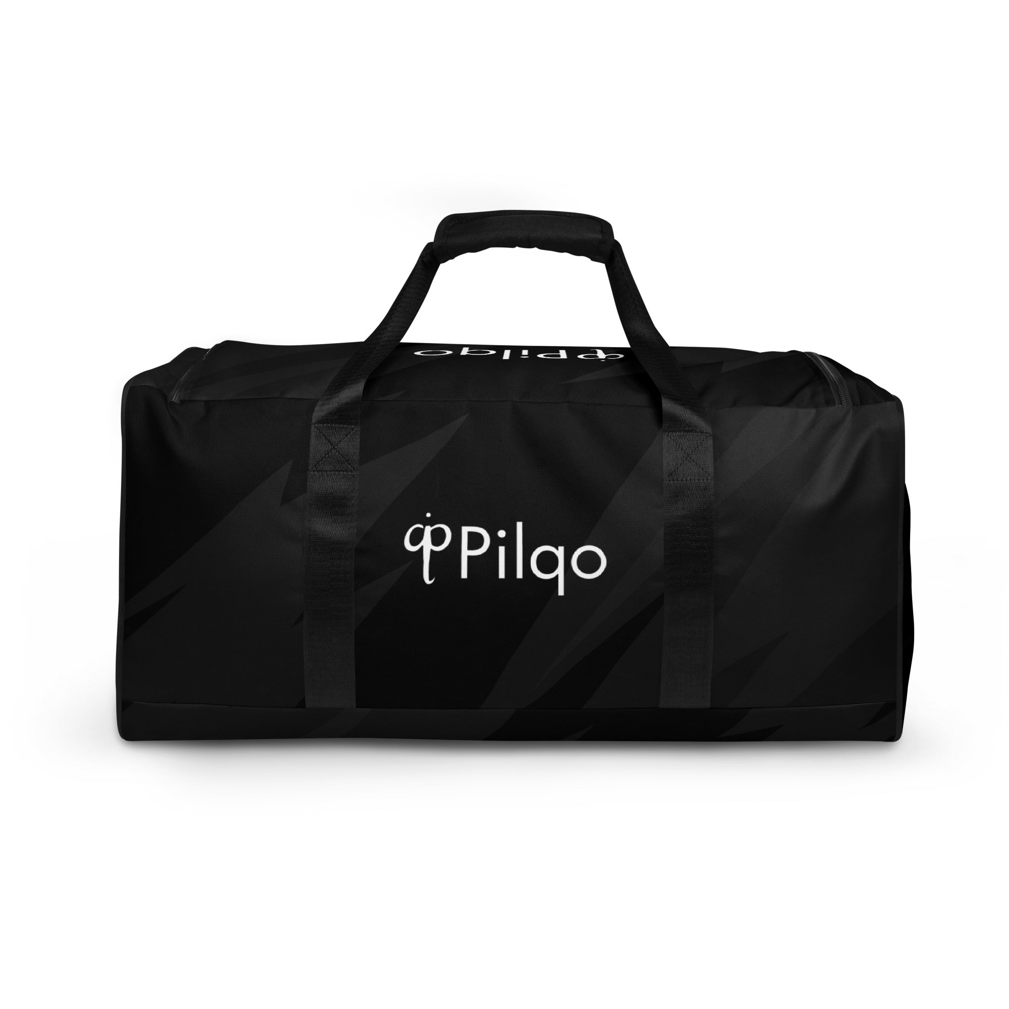 Duffle bag with logo and print