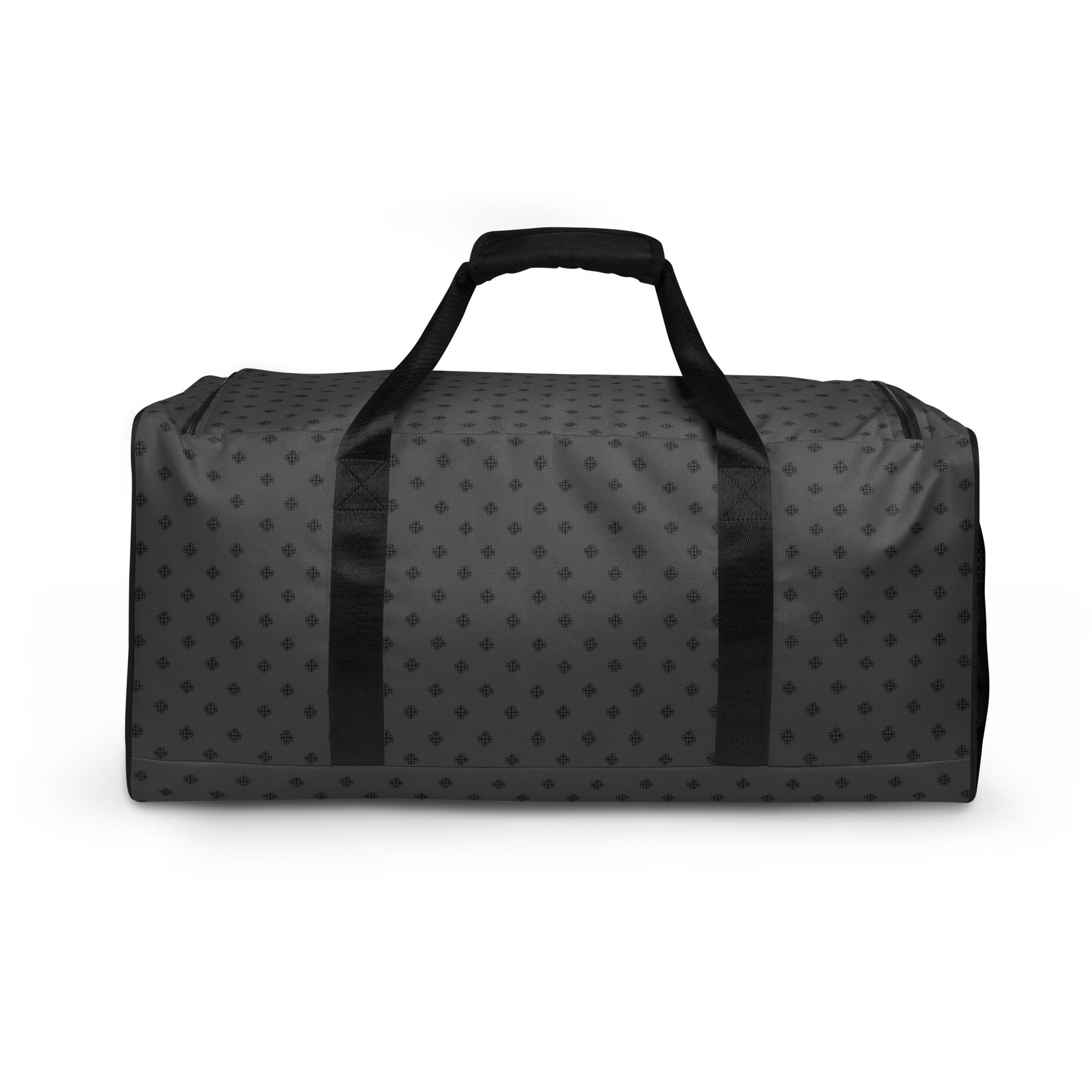 Duffle bag with a clover logo