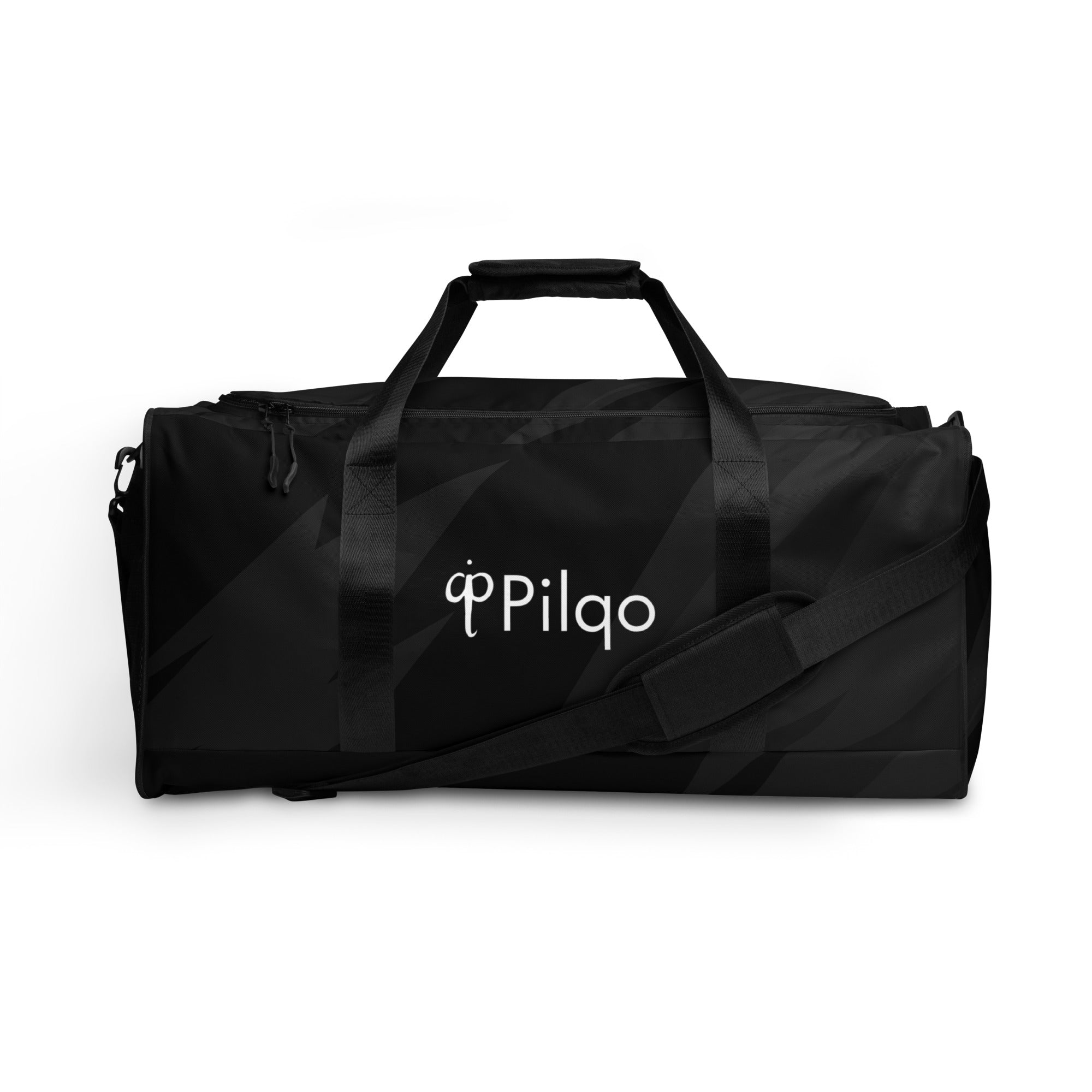 Duffle bag with logo and print