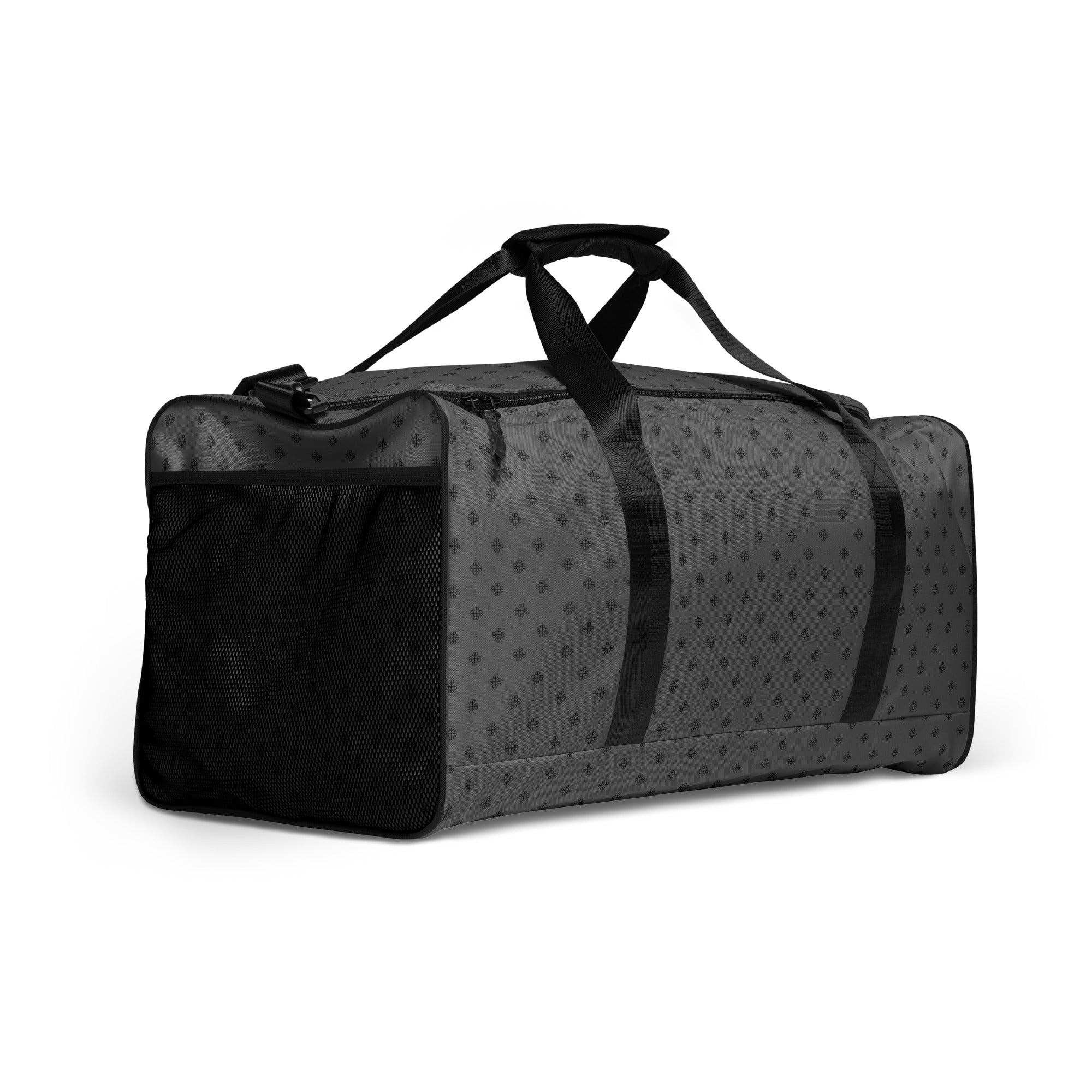 Duffle bag with a clover logo