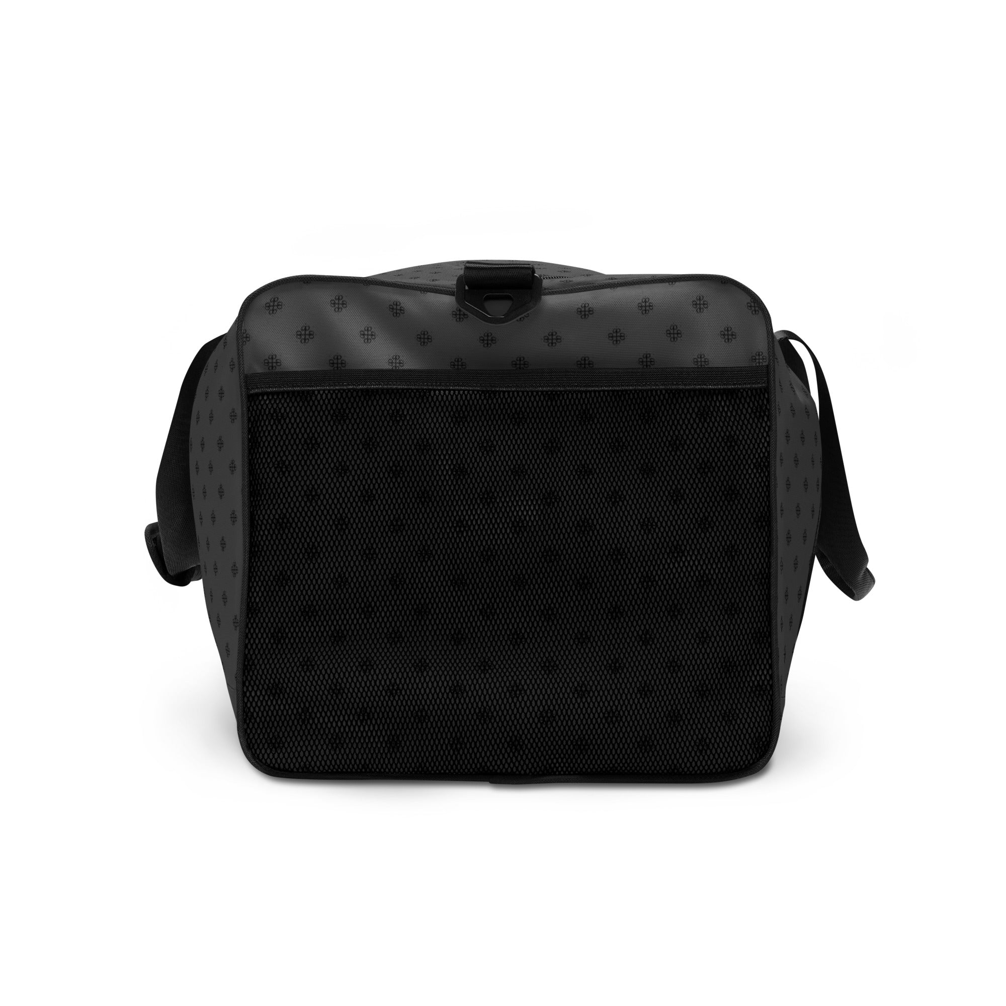 Duffle bag with a clover logo