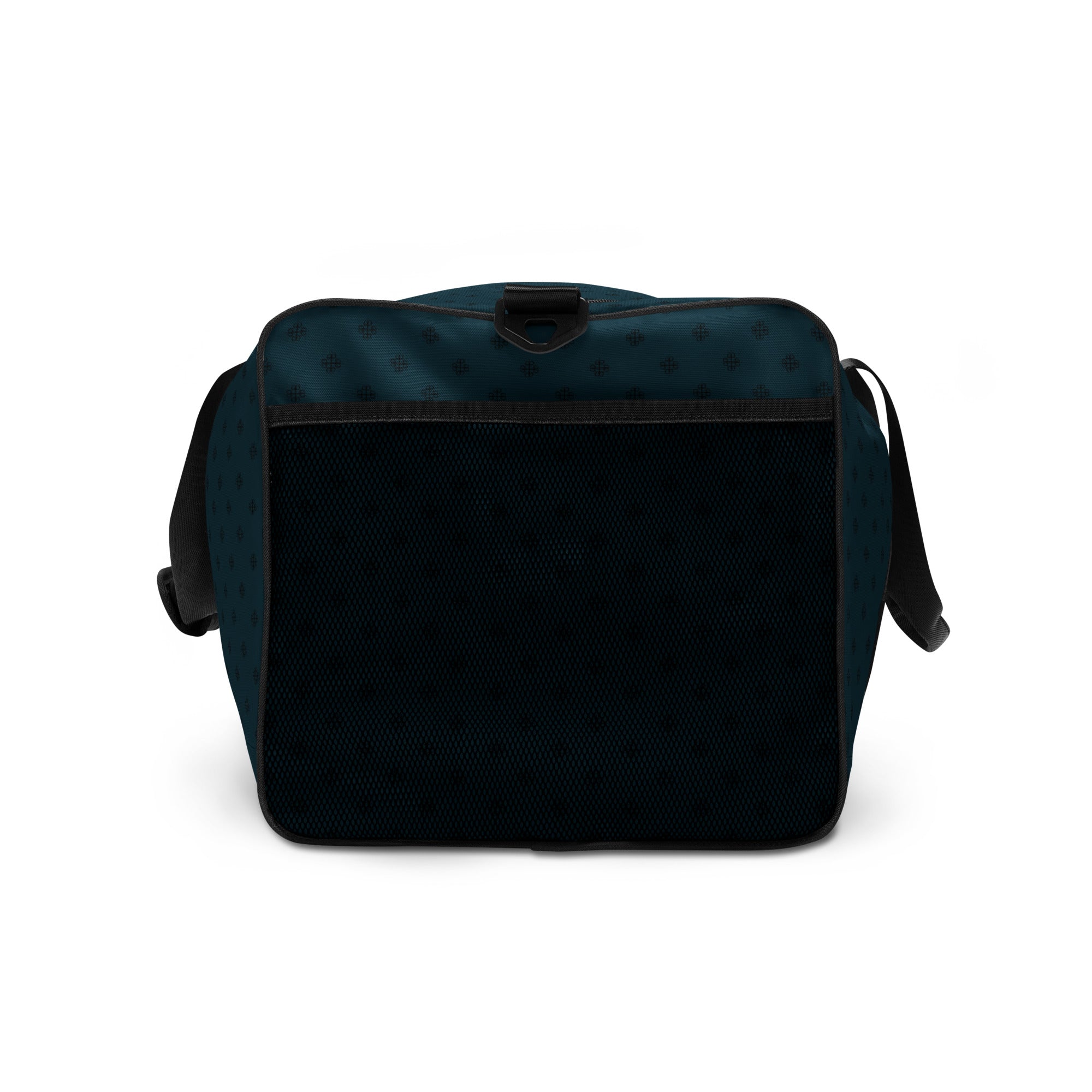 Duffle bag with a clover logo