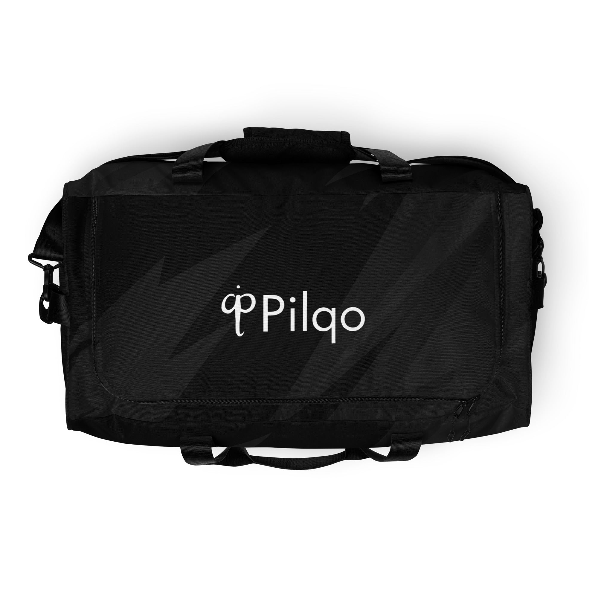 Duffle bag with logo and print