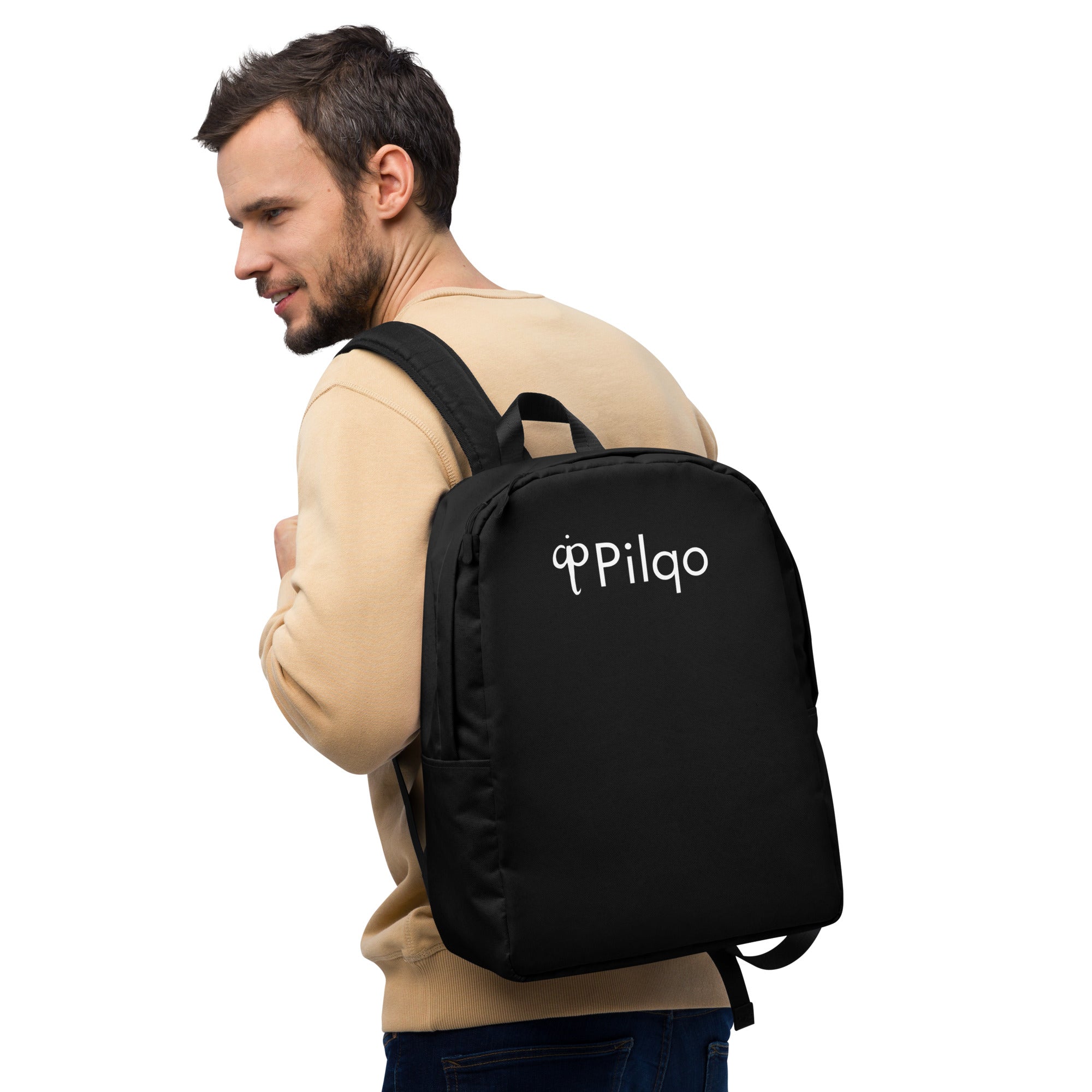 Minimalist Backpack with logo