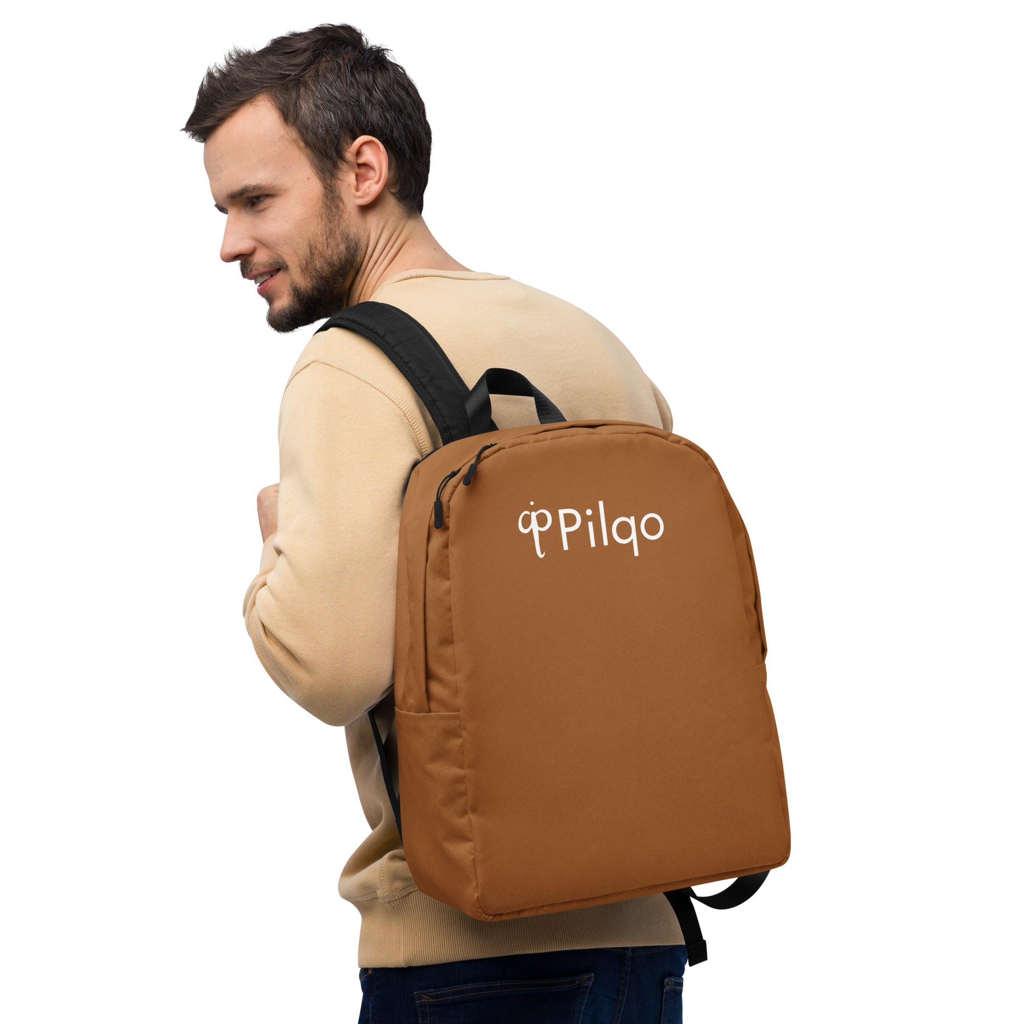 Minimalist Backpack with logo