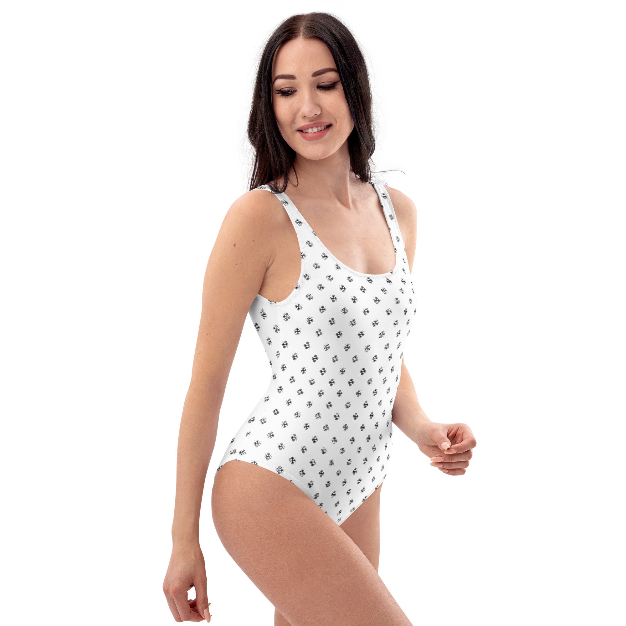 Blanc Éthéré One-Piece Bikini model Lurea