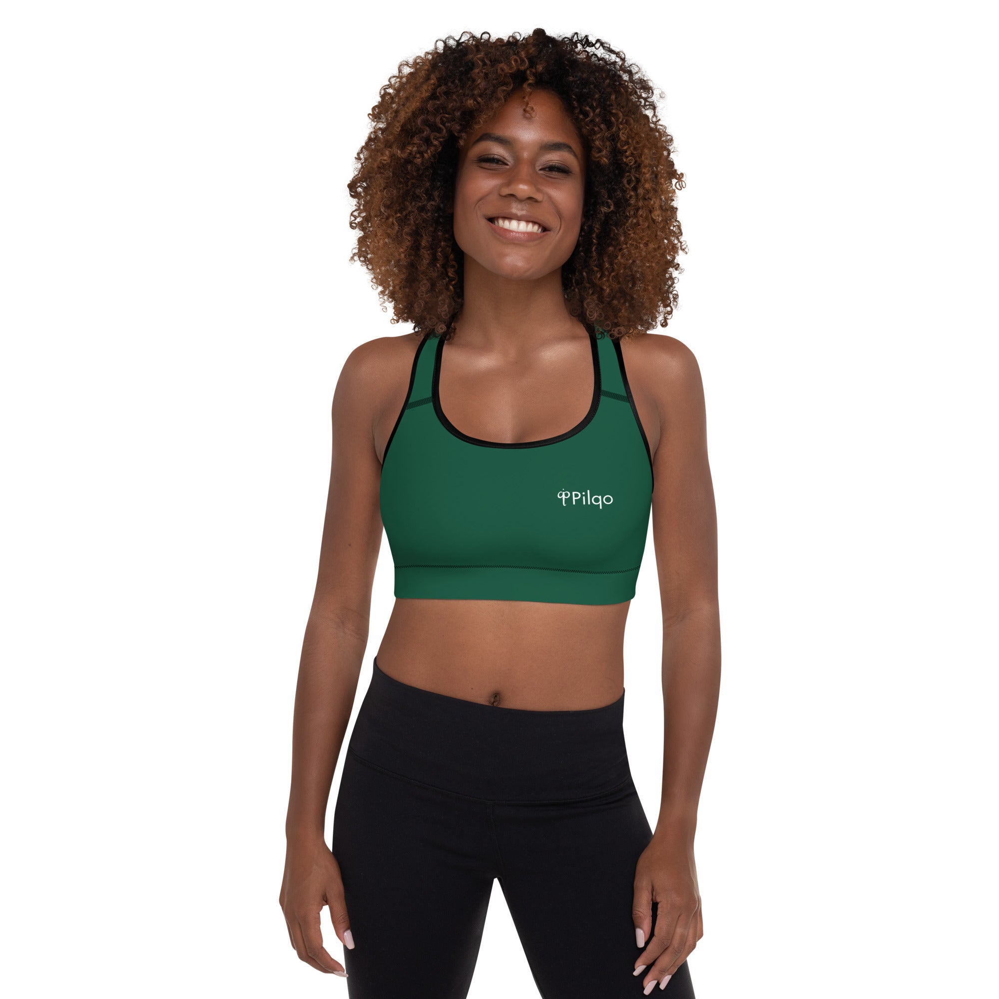 Padded Sports Bra with logo