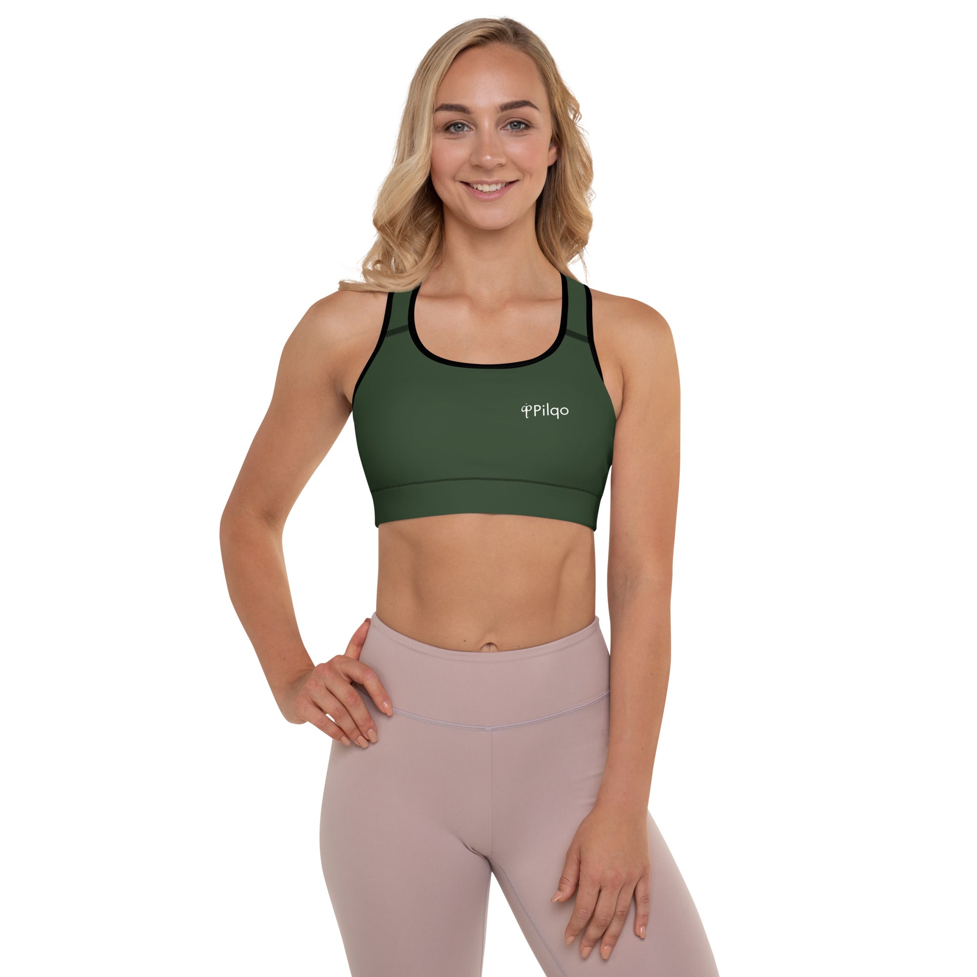 Padded Sports Bra with logo