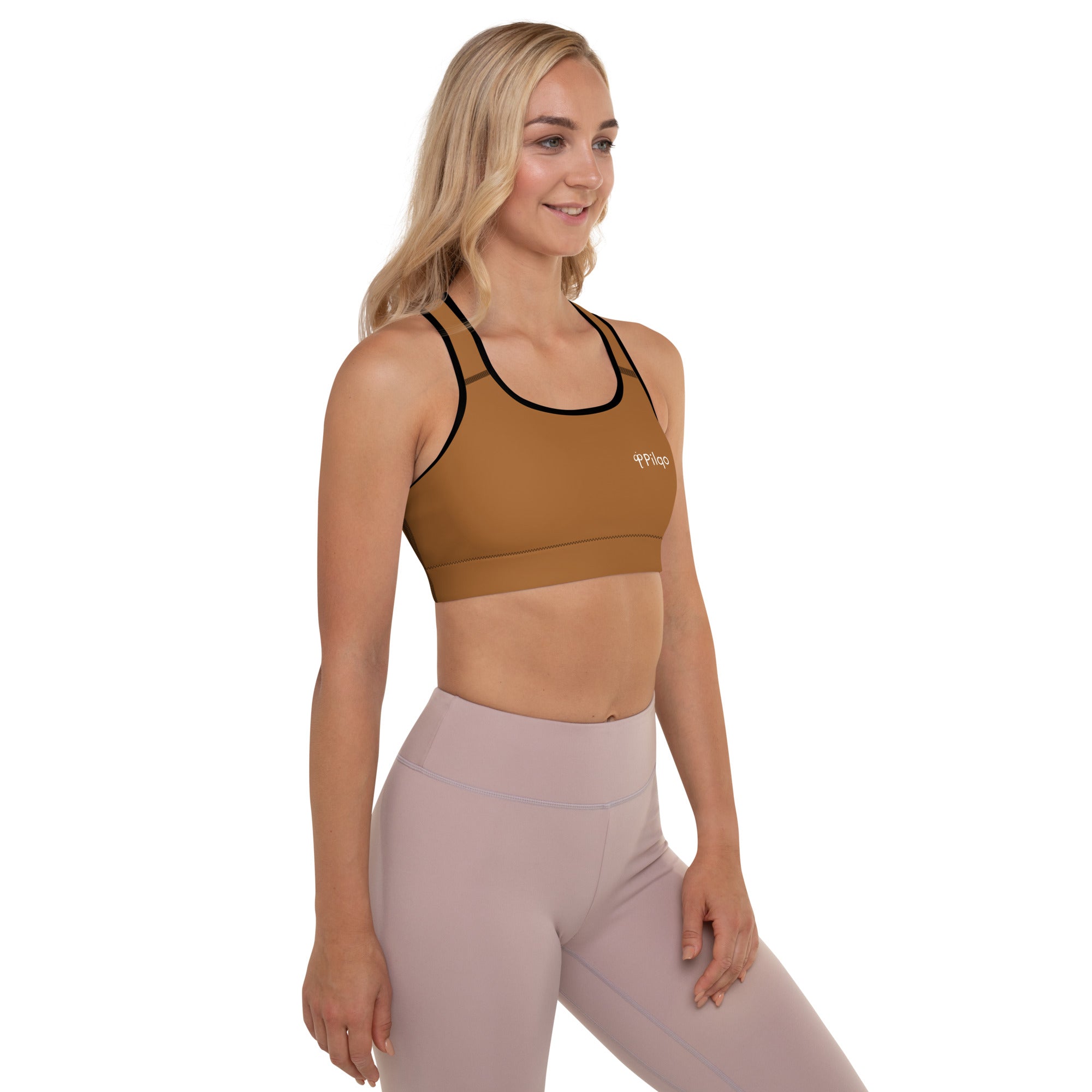 Padded Sports Bra with logo