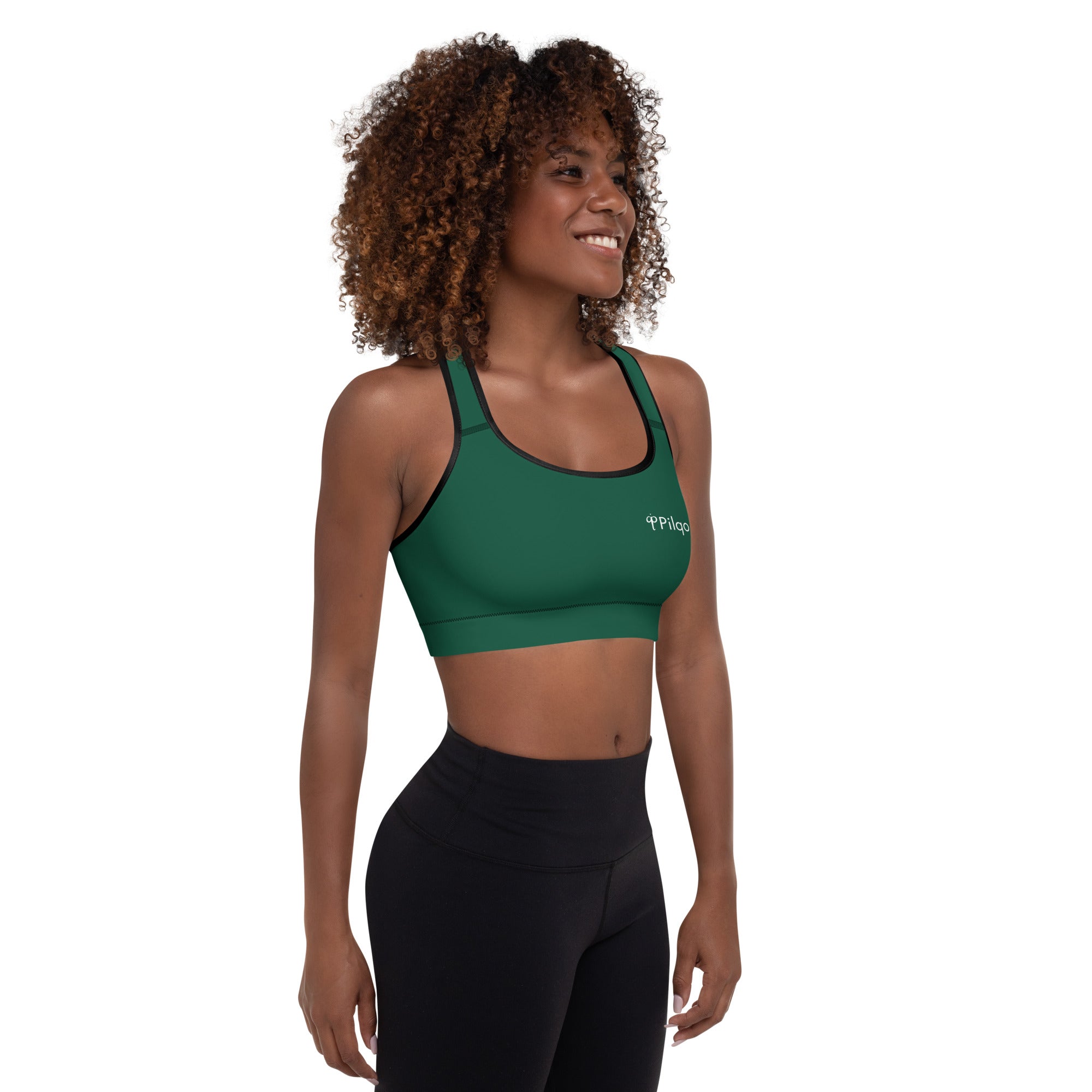 Padded Sports Bra with logo