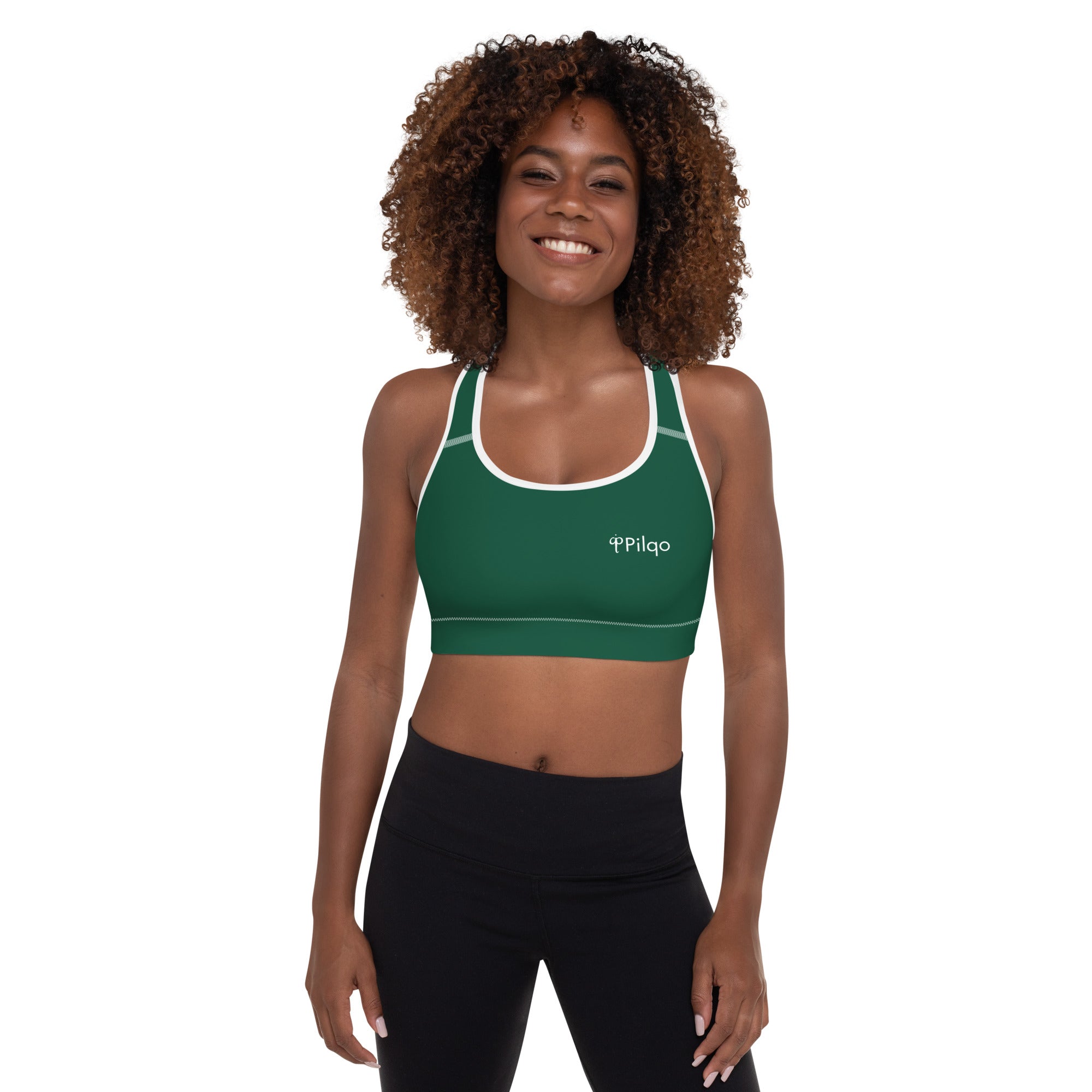 Padded Sports Bra with logo