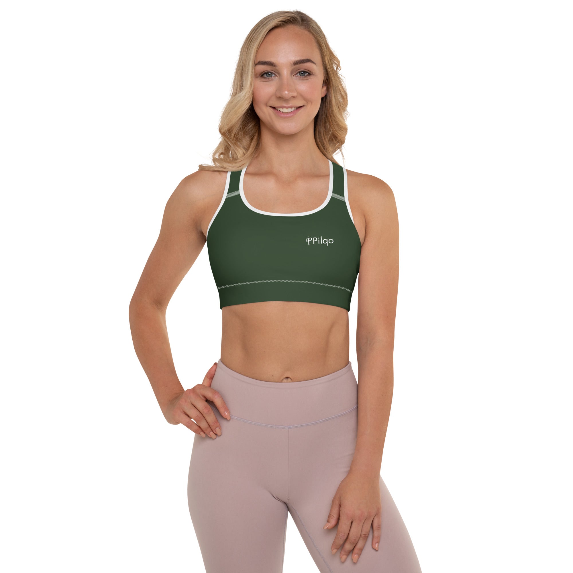 Padded Sports Bra with logo