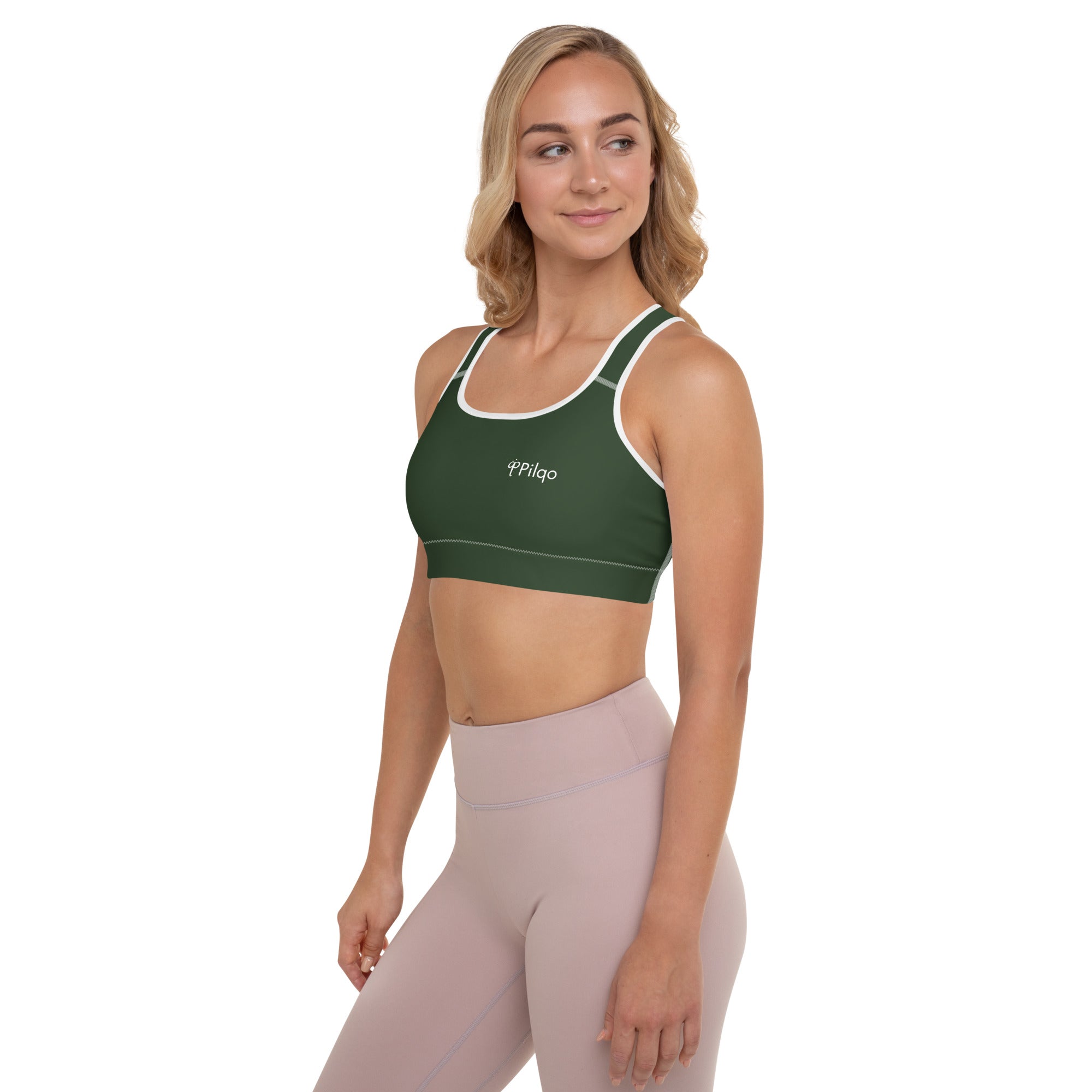 Padded Sports Bra with logo