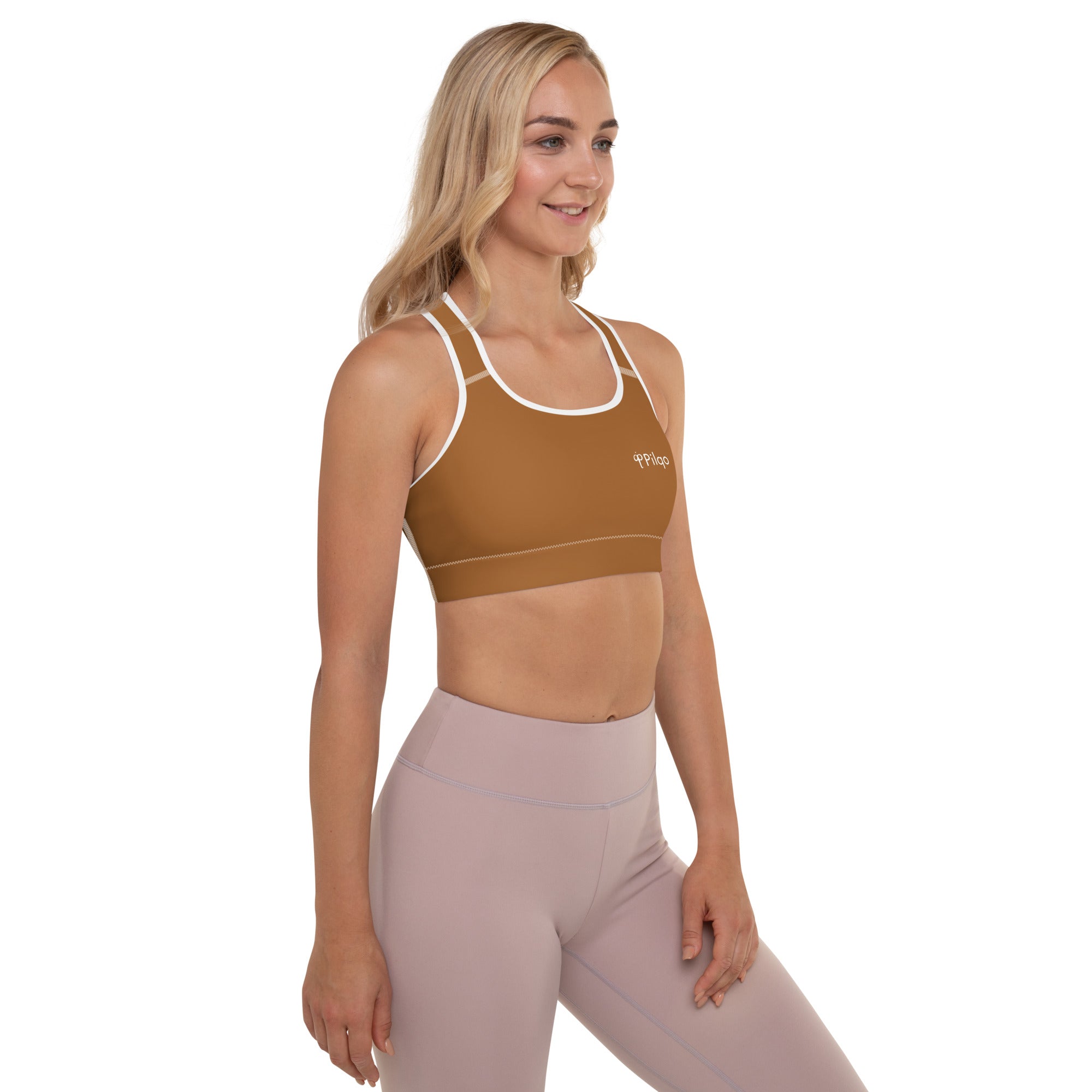 Padded Sports Bra with logo