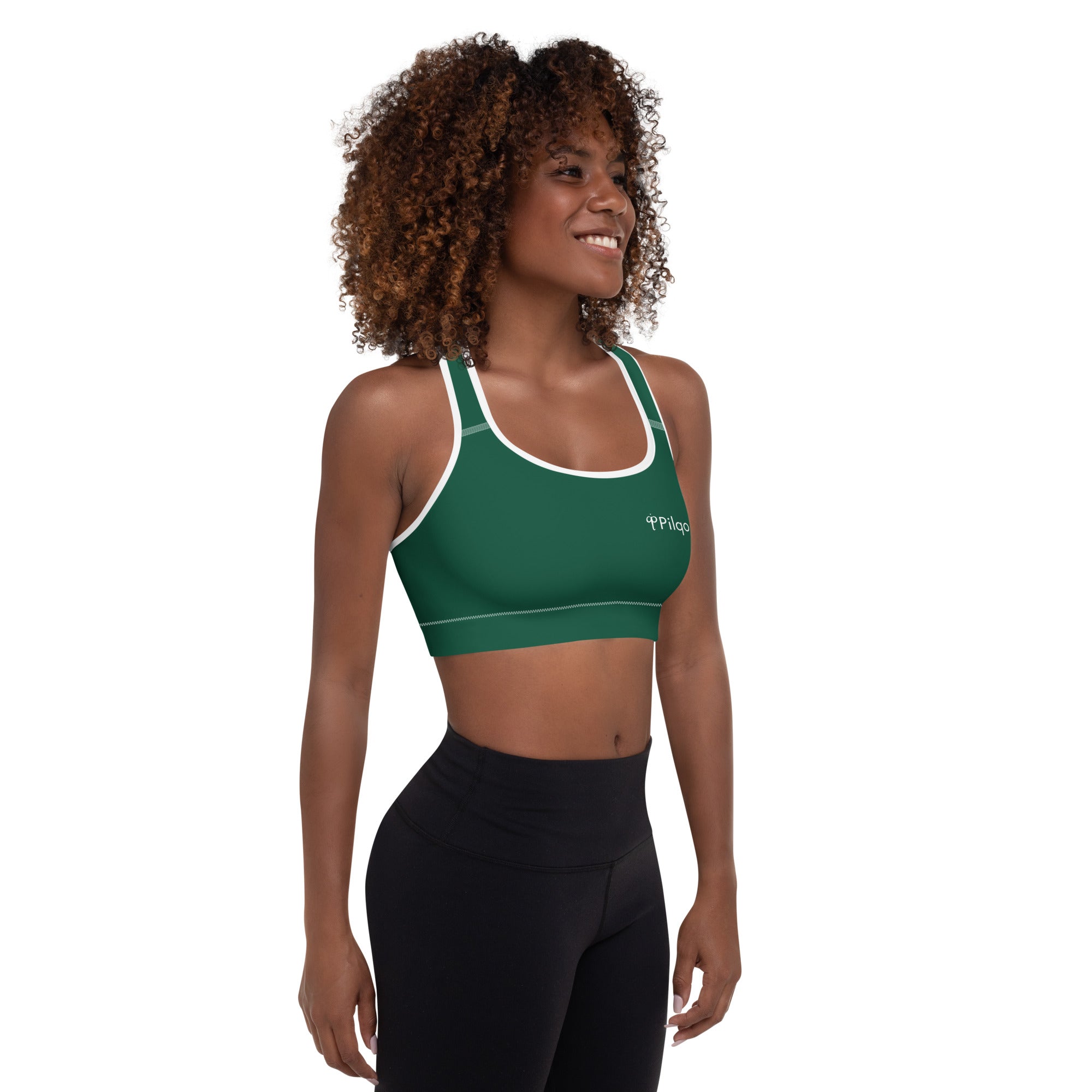 Padded Sports Bra with logo