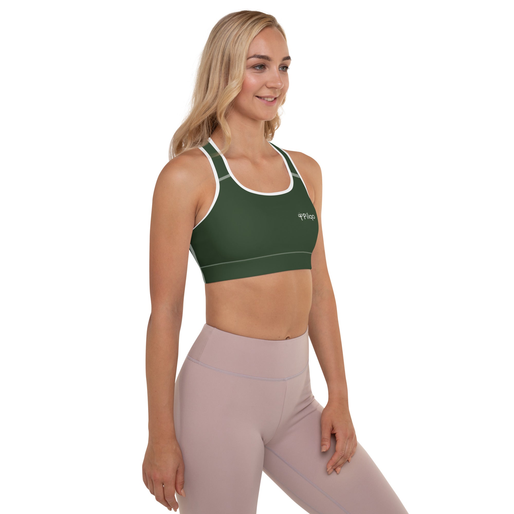 Padded Sports Bra with logo