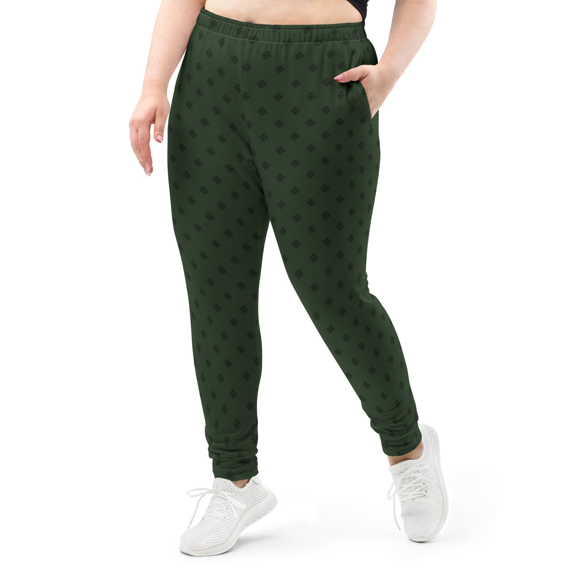 Joggers with clover logo