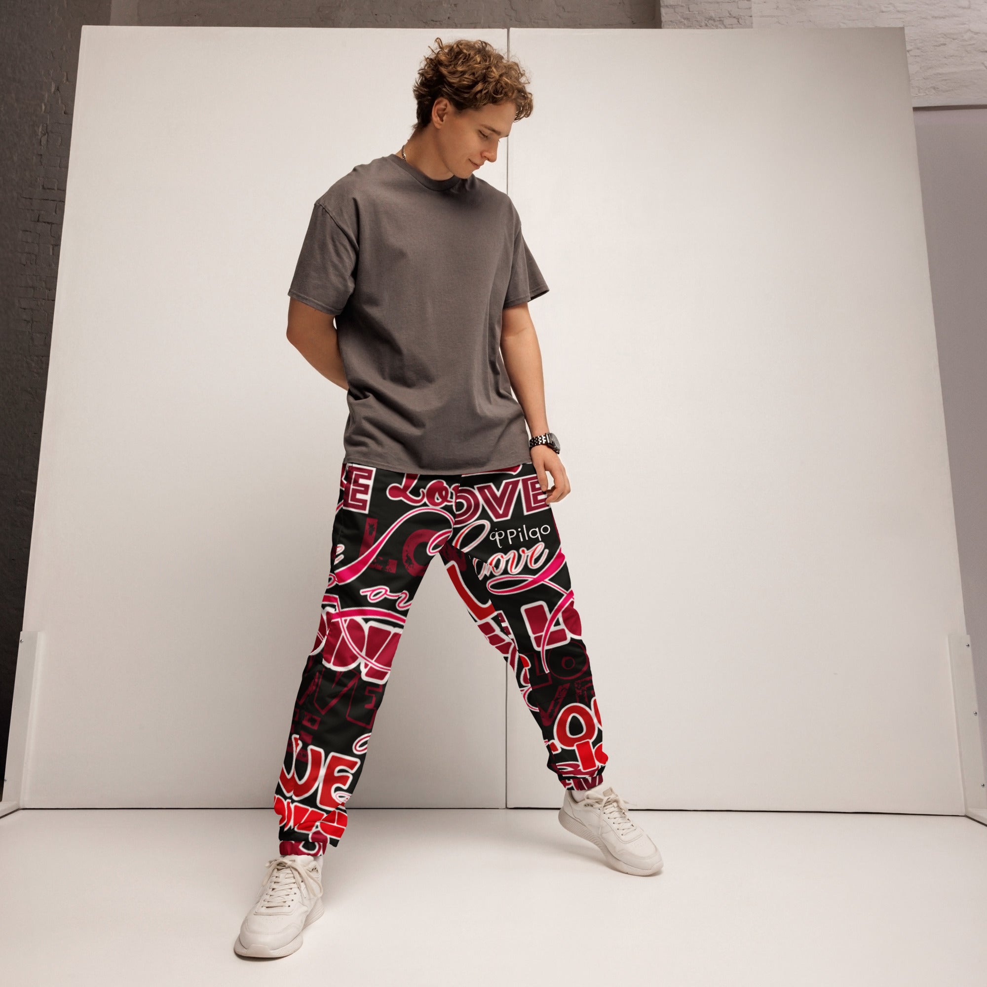 All-over print Track pants