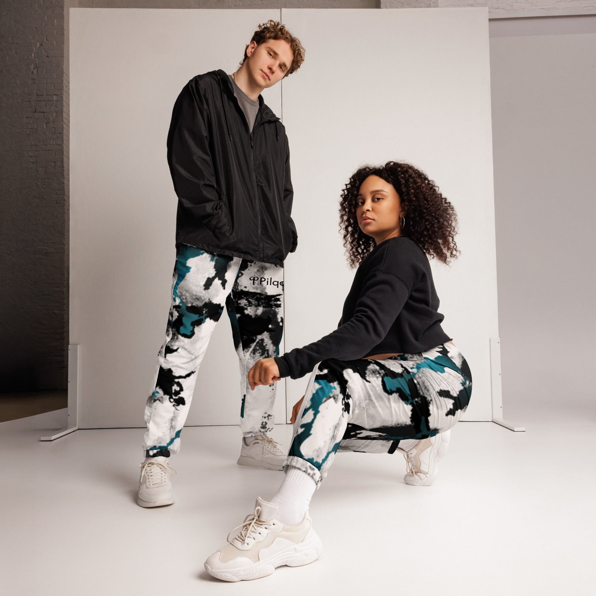 All-over print Track pants