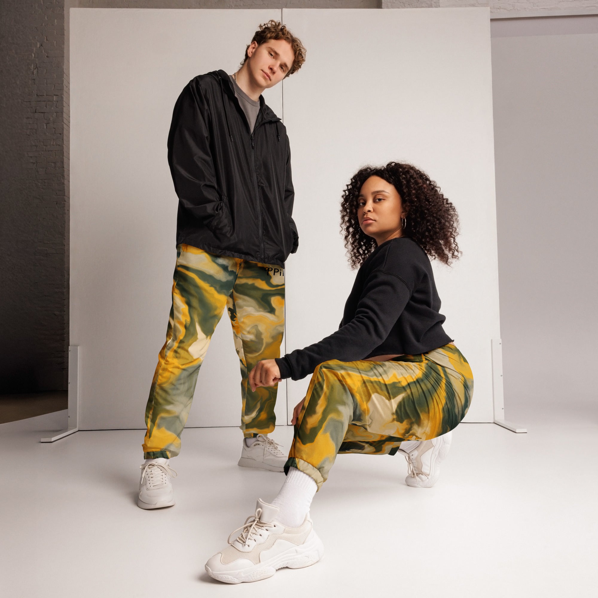 All-over print Track pants