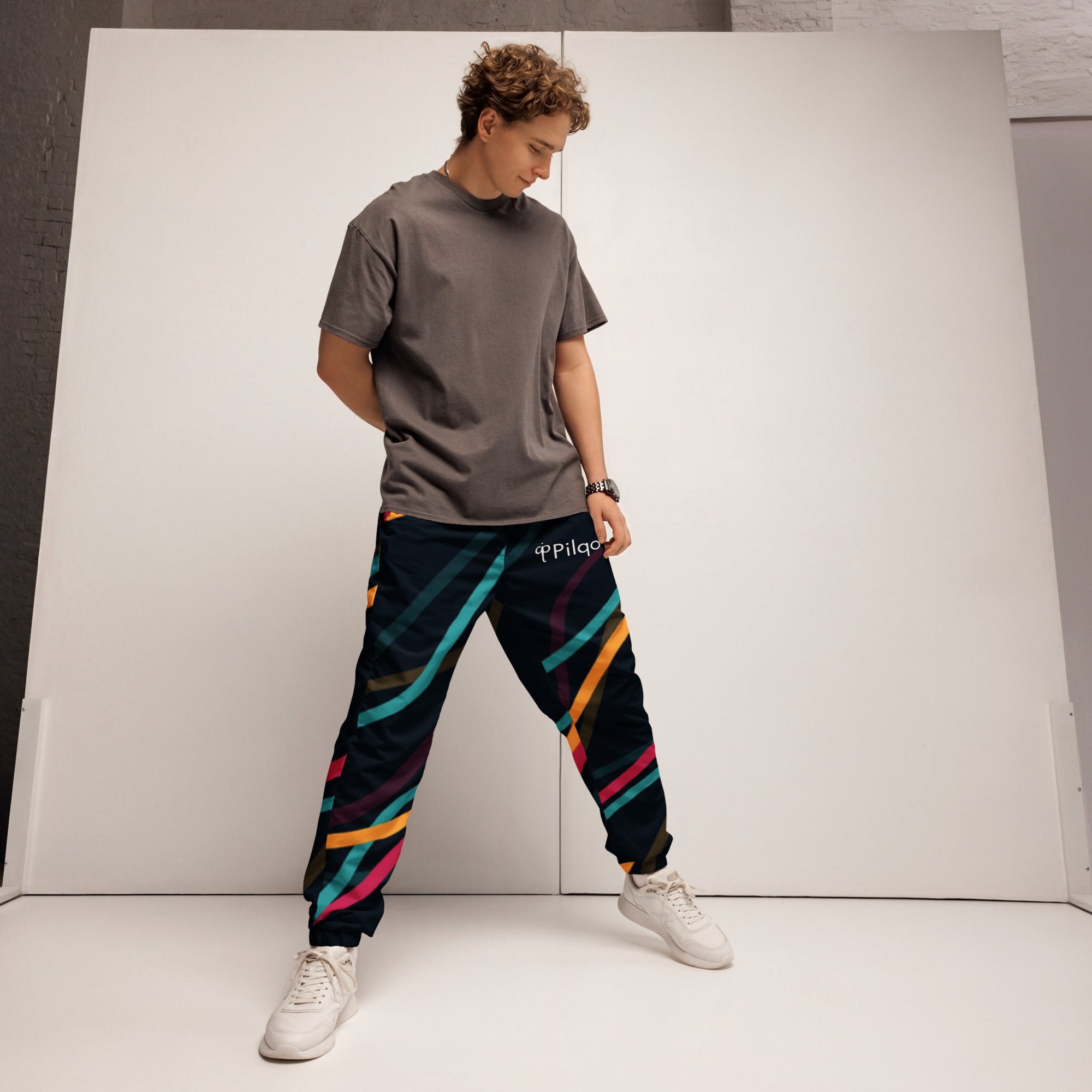 All-over print Track pants