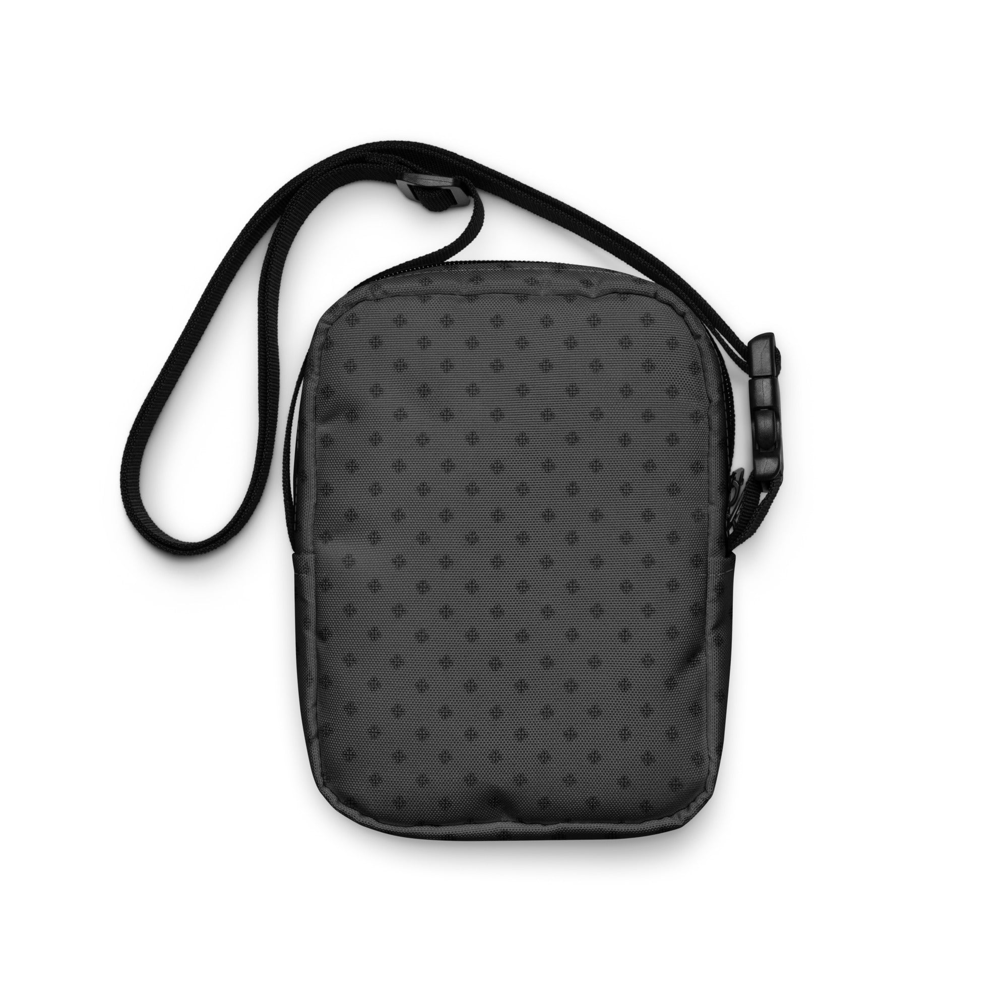 Crossbody bag with clover logo