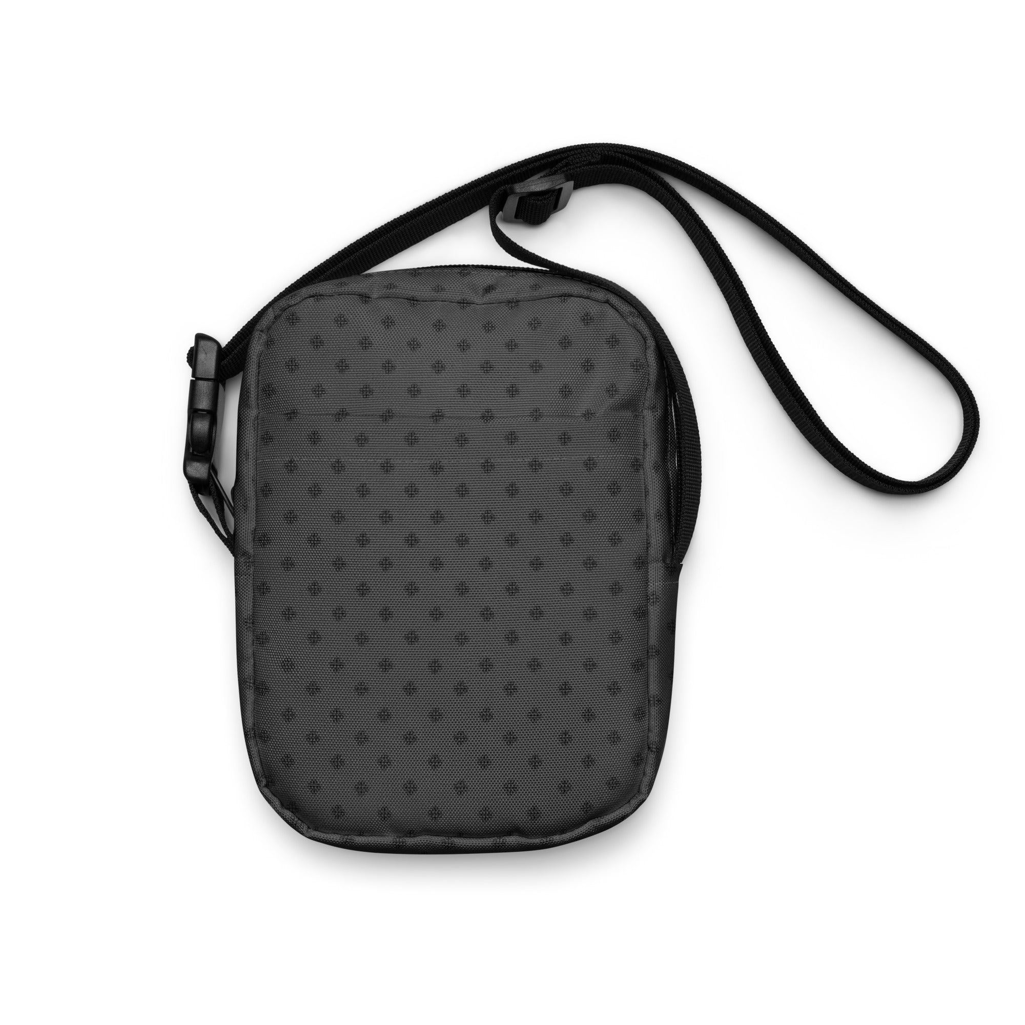 Crossbody bag with clover logo