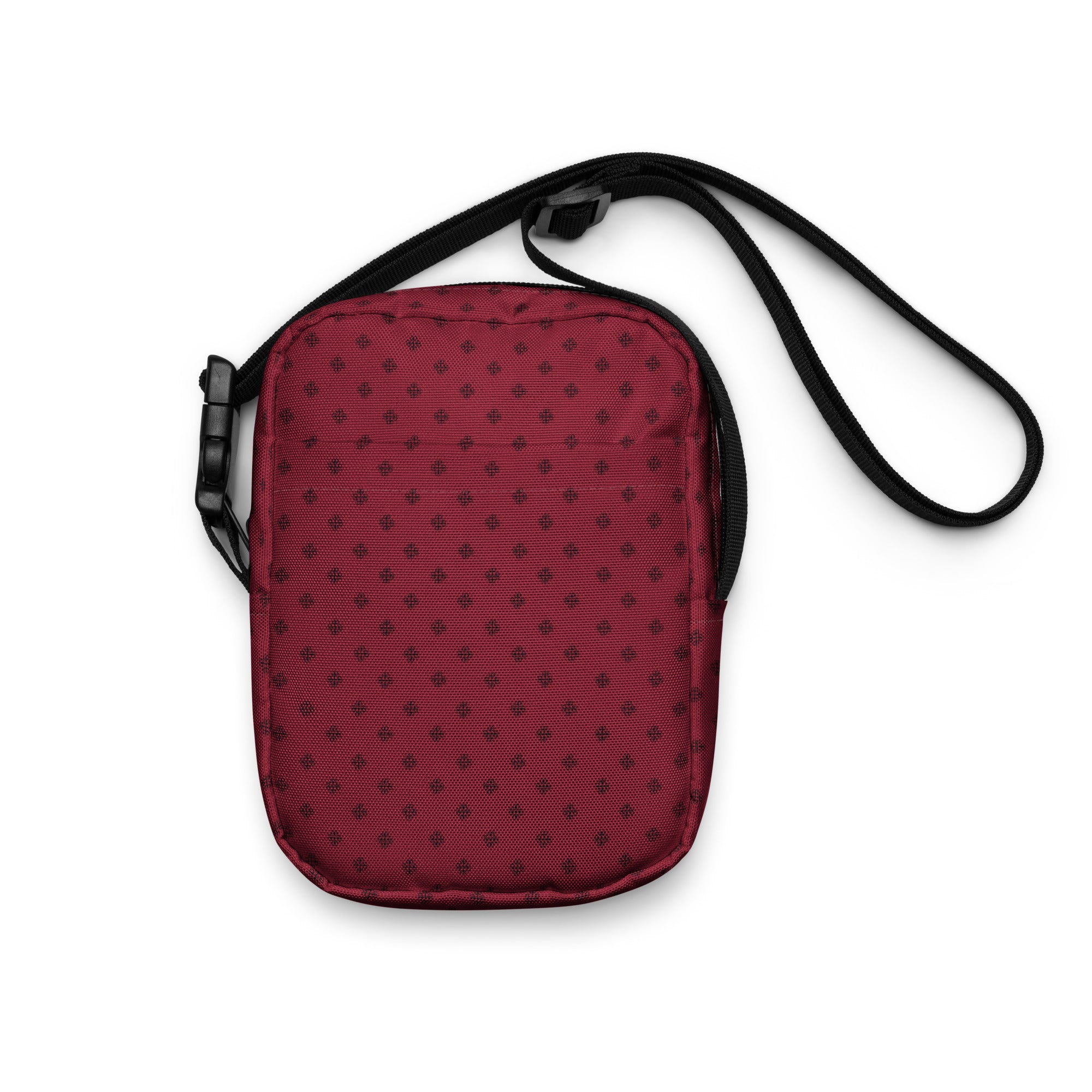 Crossbody bag with clover logo