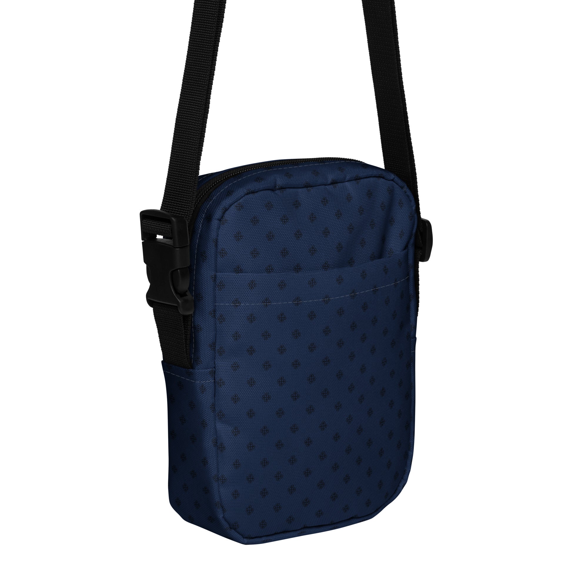 Crossbody bag with clover logo