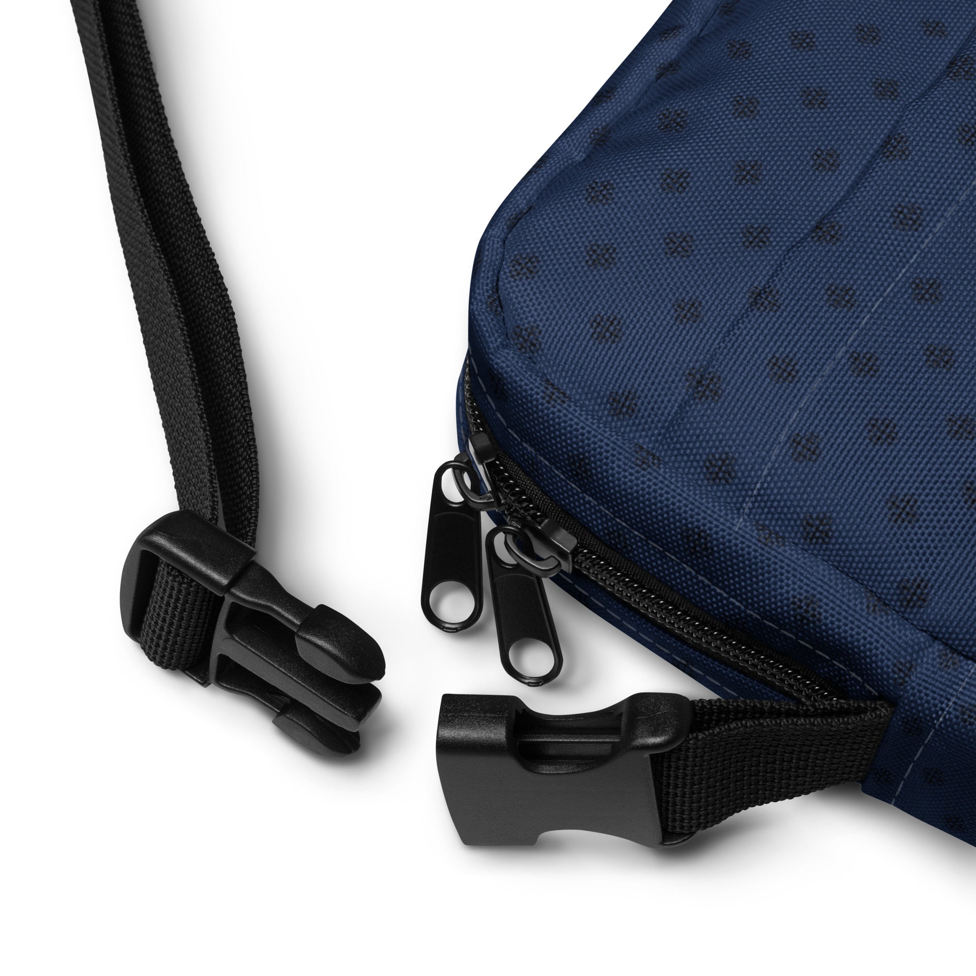 Crossbody bag with clover logo