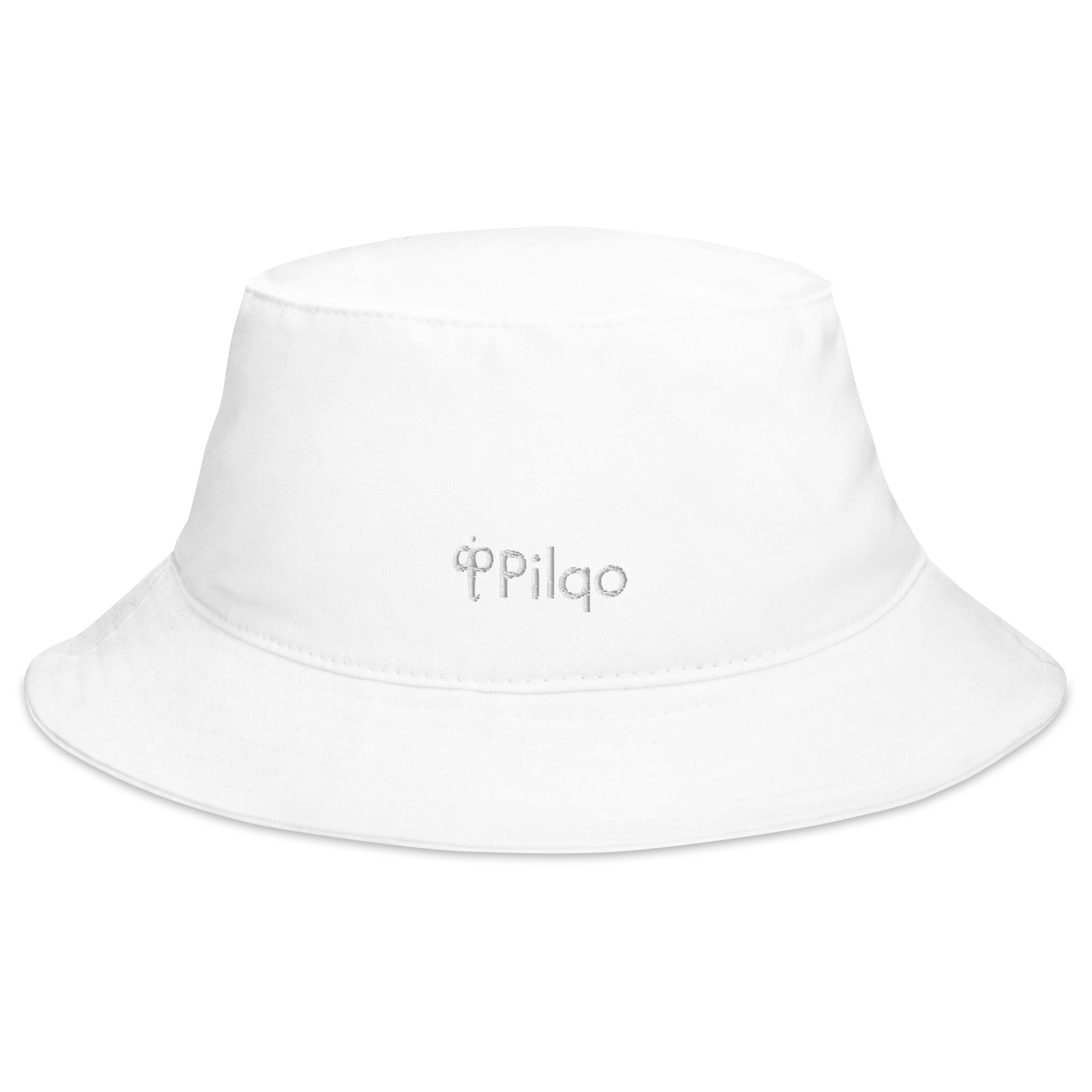 Bucket Hat with a white logo