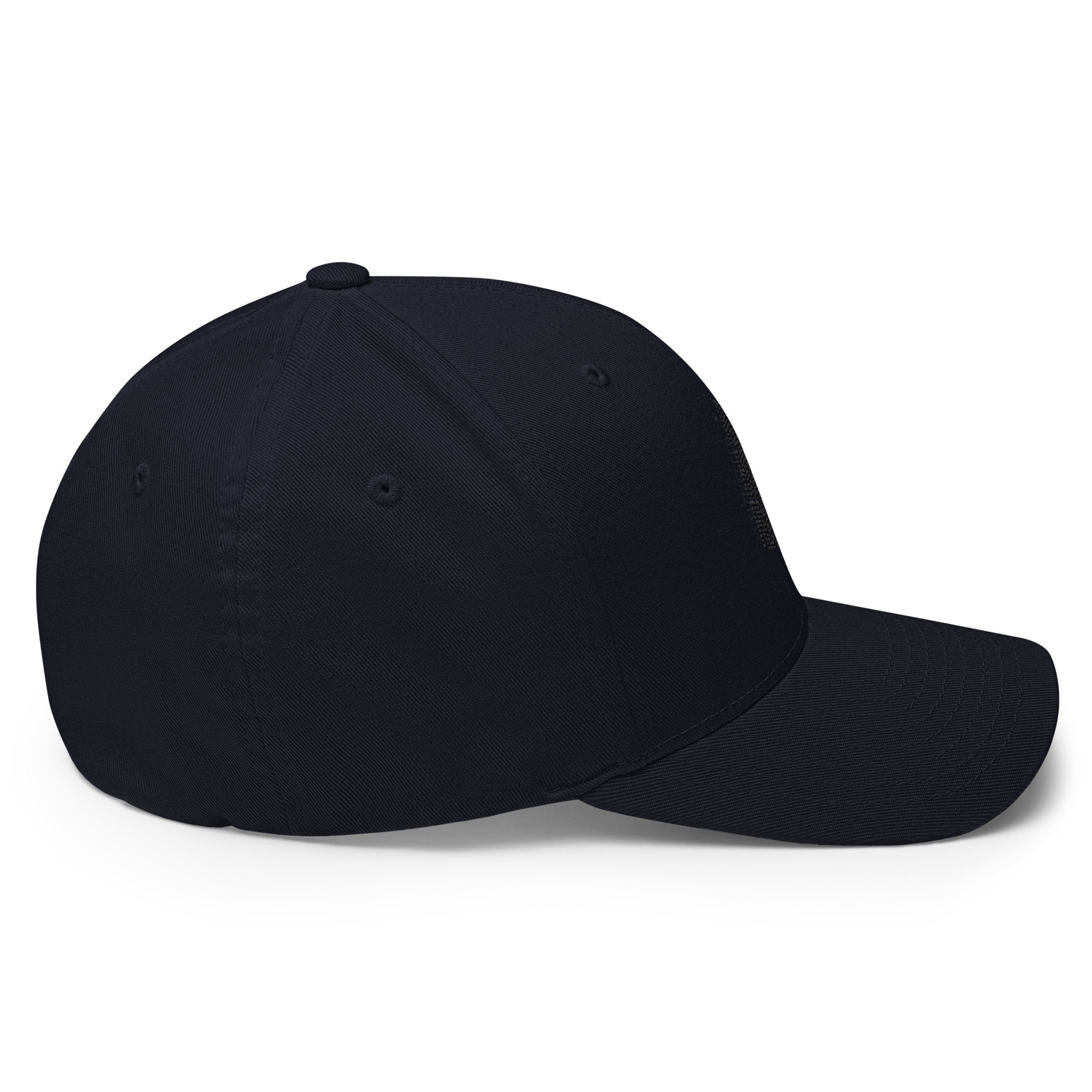 Cap with a round brim