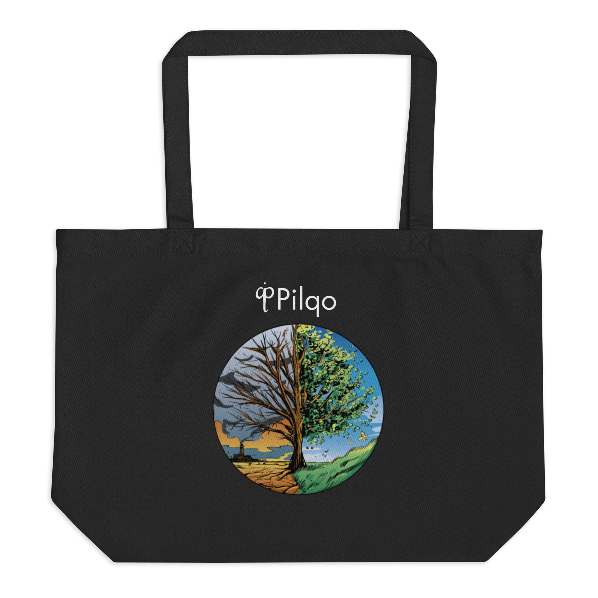 Large organic tote bag