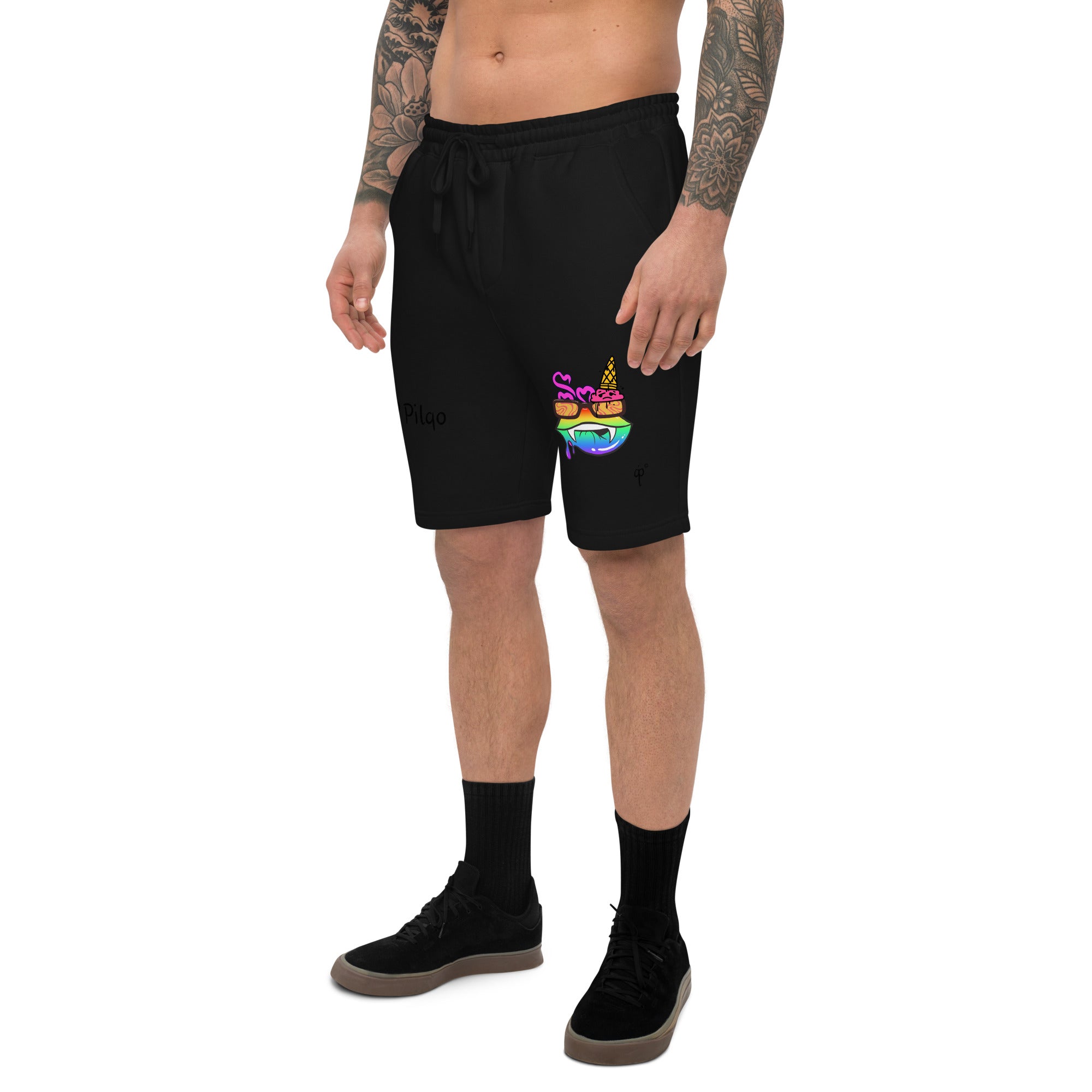 Limited edition shorts with colorful graphics