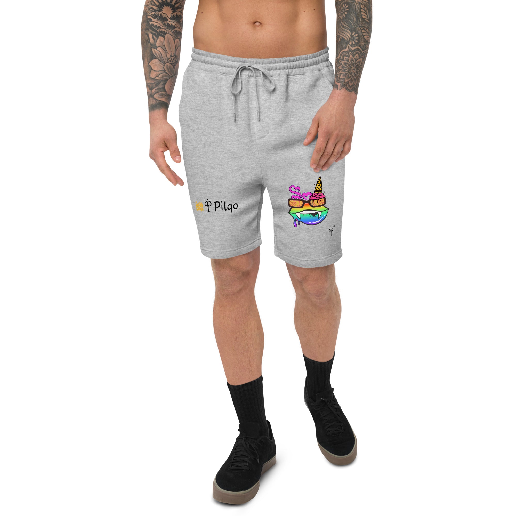 Limited edition shorts with colorful graphics