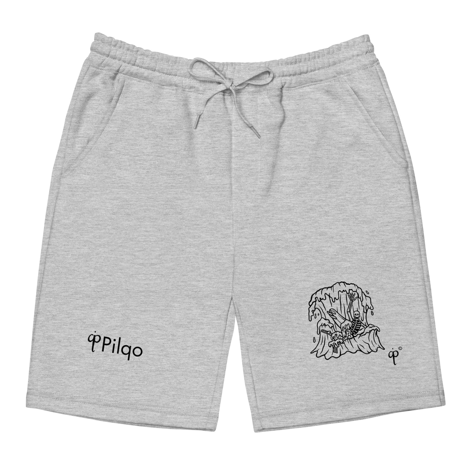 Shorts with black graphics