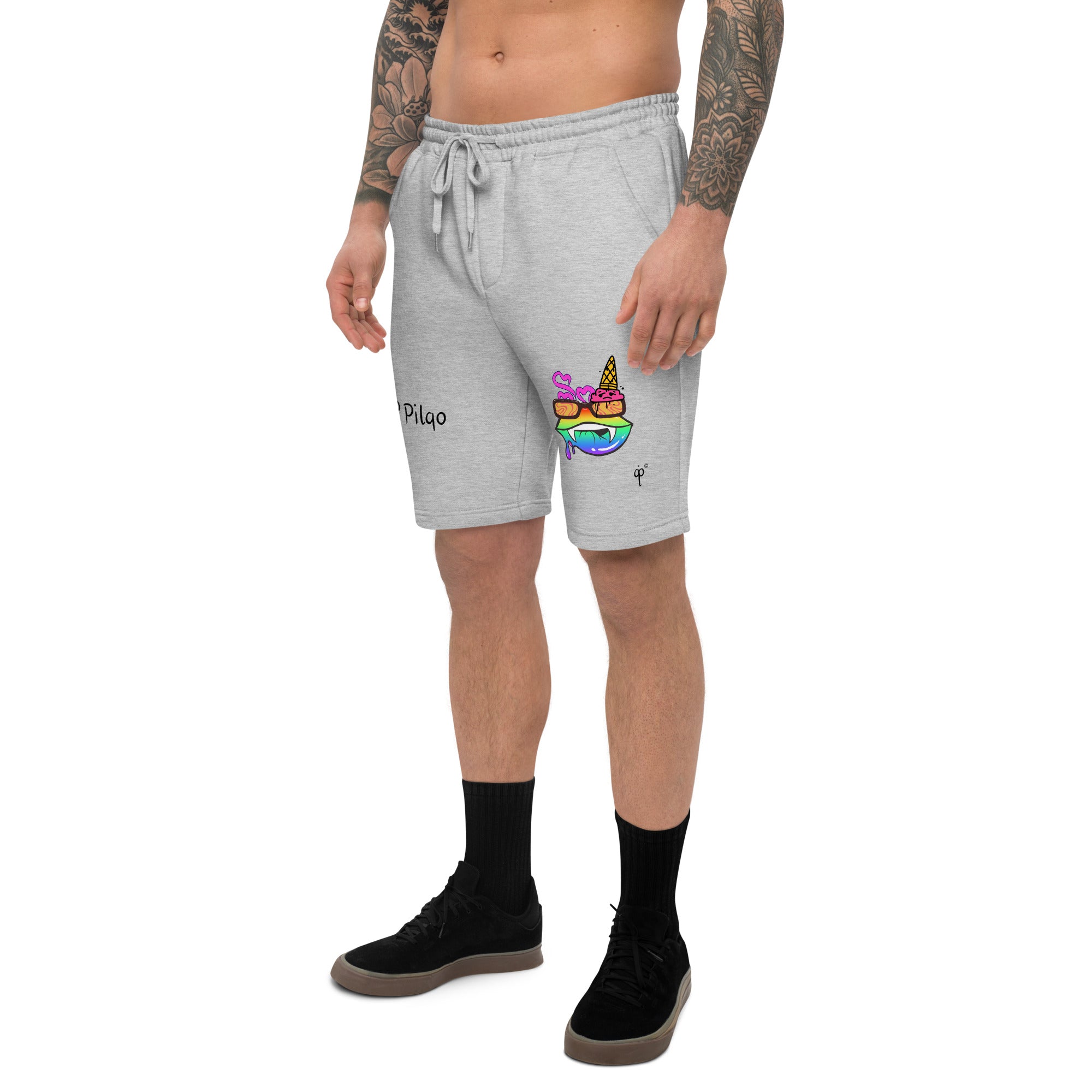 Limited edition shorts with colorful graphics