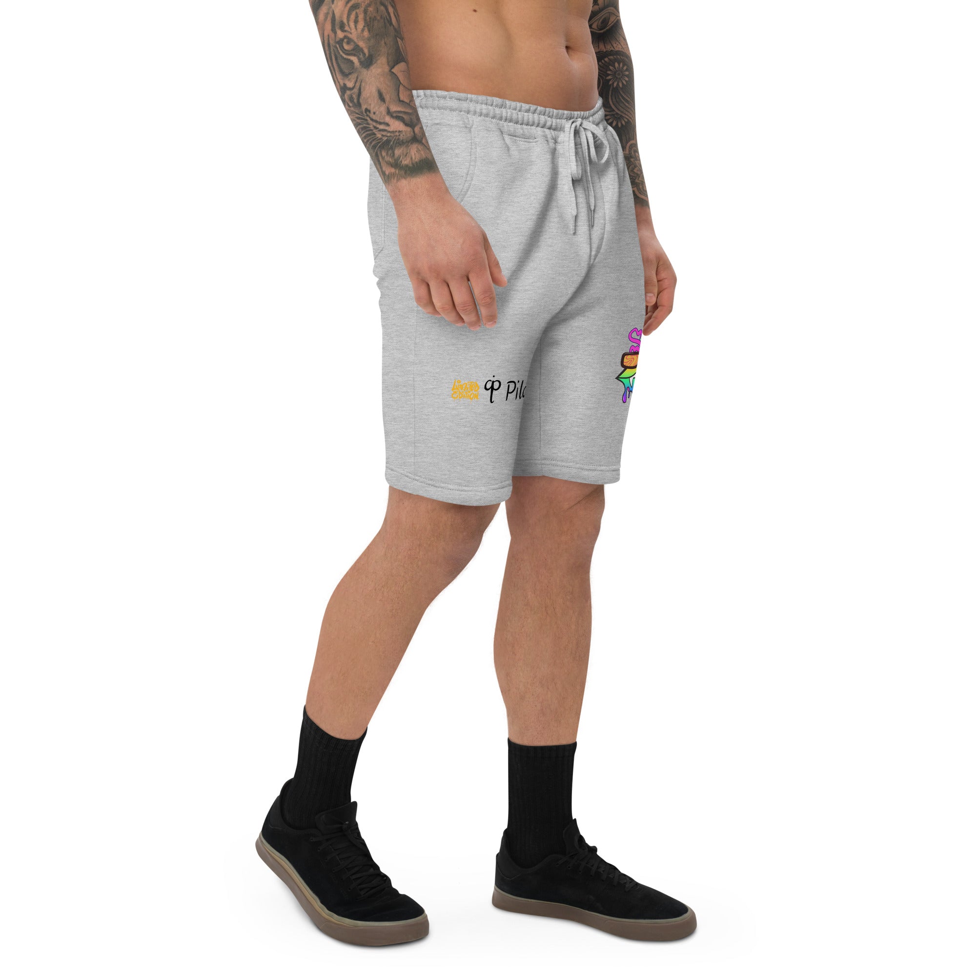 Limited edition shorts with colorful graphics