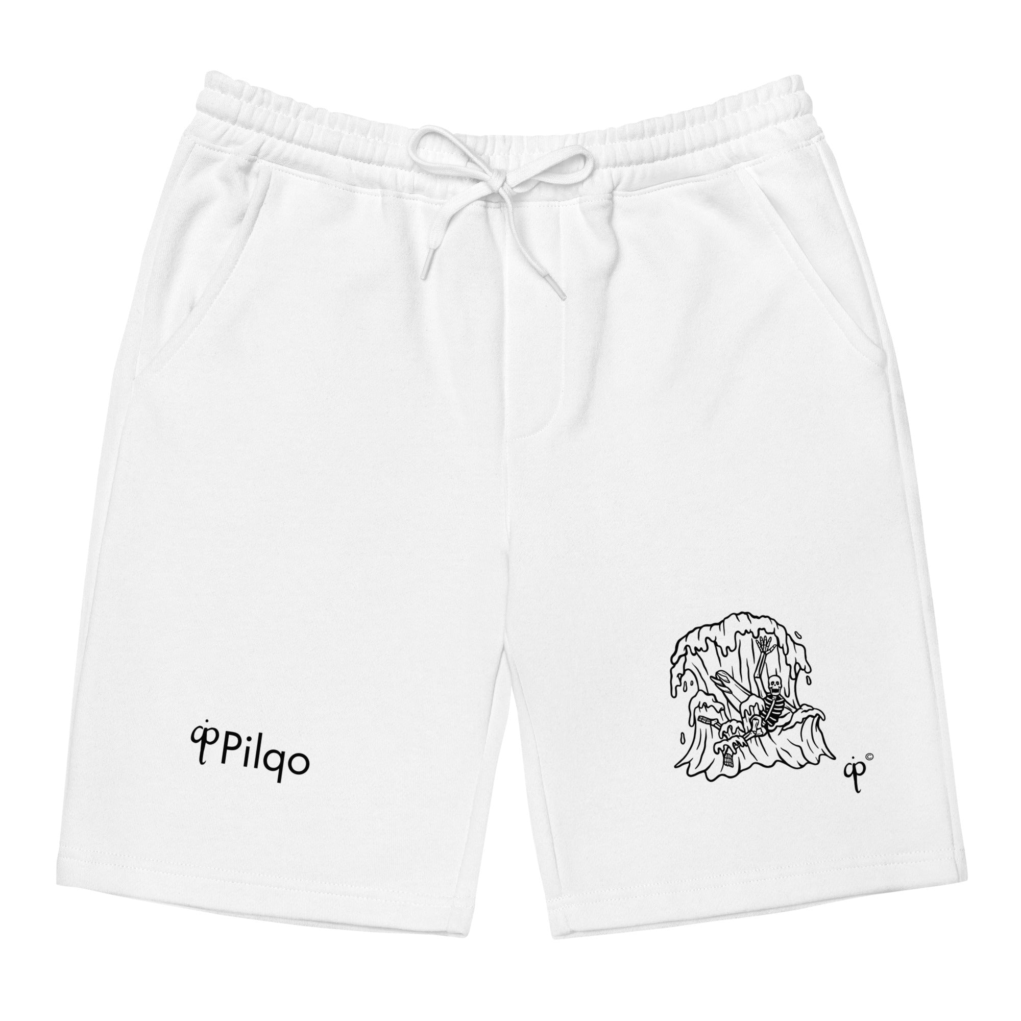 Shorts with black graphics