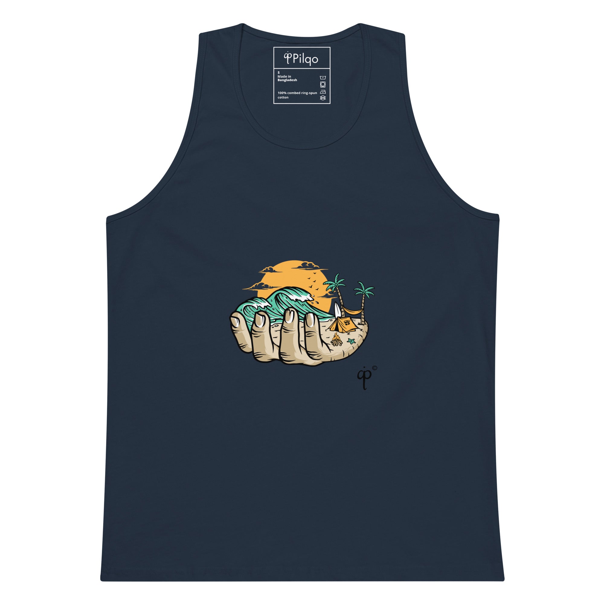 Premium Tanktop mit Handgrafiken