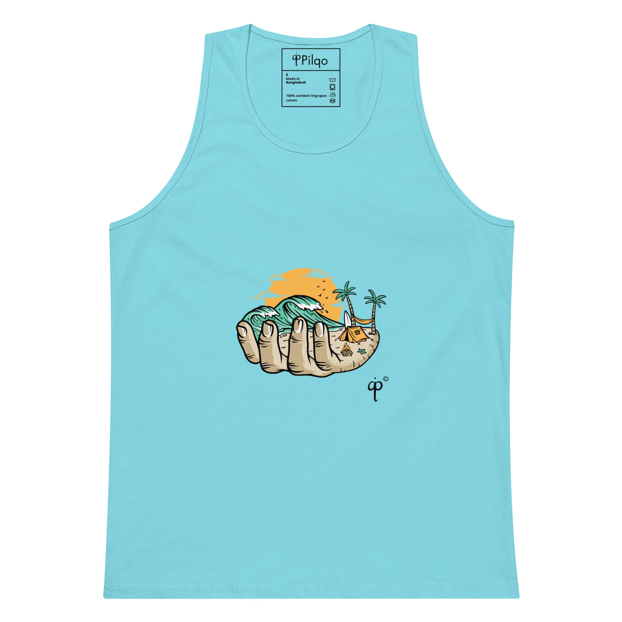 Premium Tanktop mit Handgrafiken