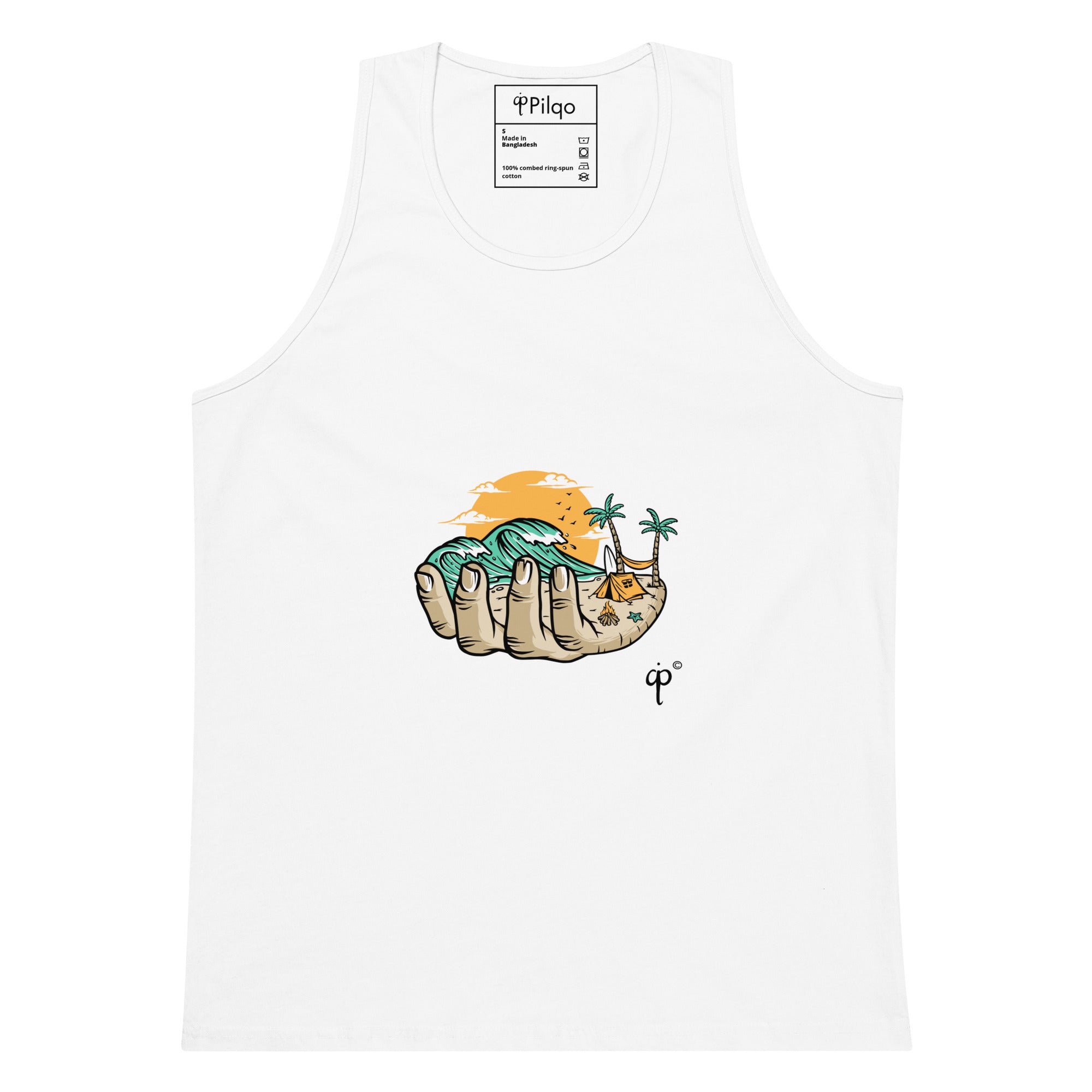 Premium Tanktop mit Handgrafiken